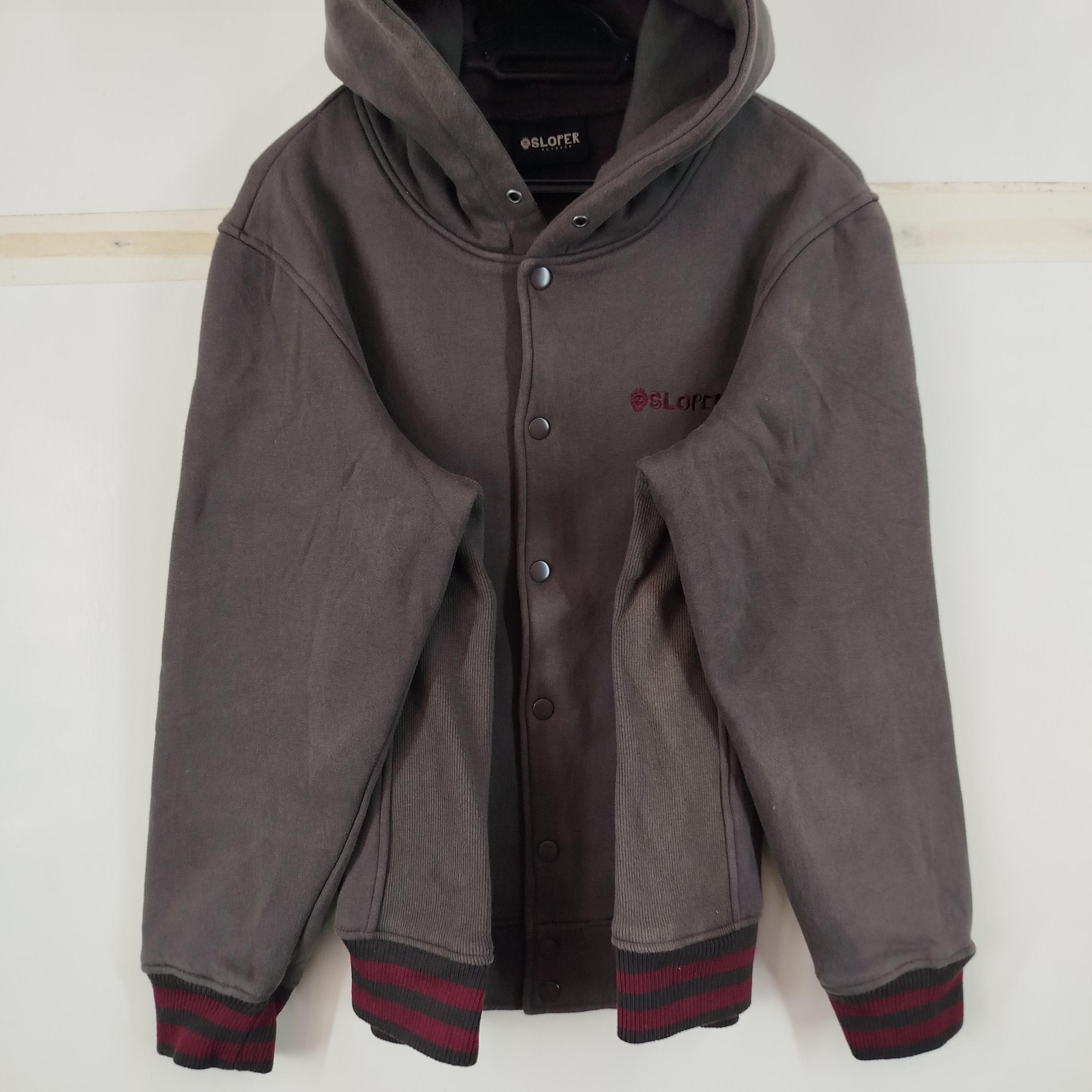 Designer × Japanese Brand Sloper Outdoor Varsity Hoodie Embroidery Big Logo Button Size US M / EU 48-50 / 2 - 5 Thumbnail