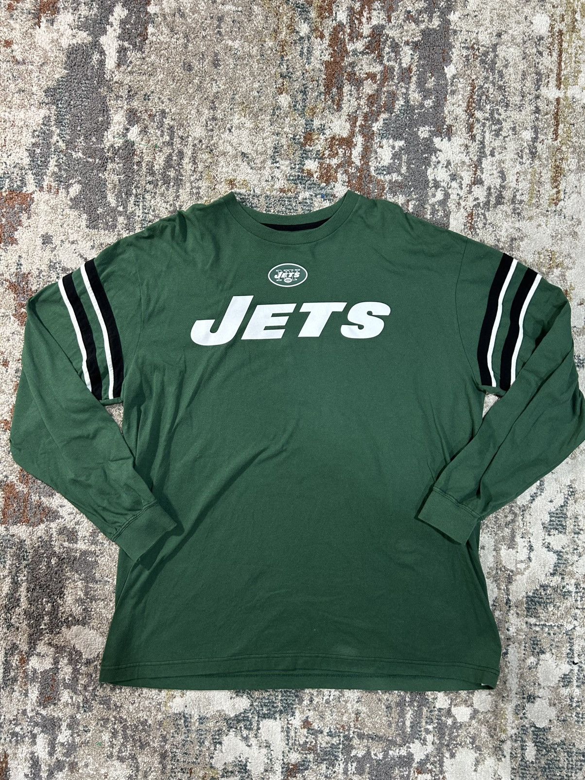 NFL Team Issued New York Jets Team Logo Longsleeve Size US XL / EU 56 / 4 - 1 Thumbnail