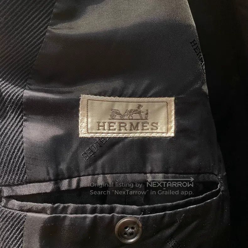 Hermes Hermes Black Double Breasted Cashmere Coat Size US M / EU 48-50 / 2 - 3 Thumbnail