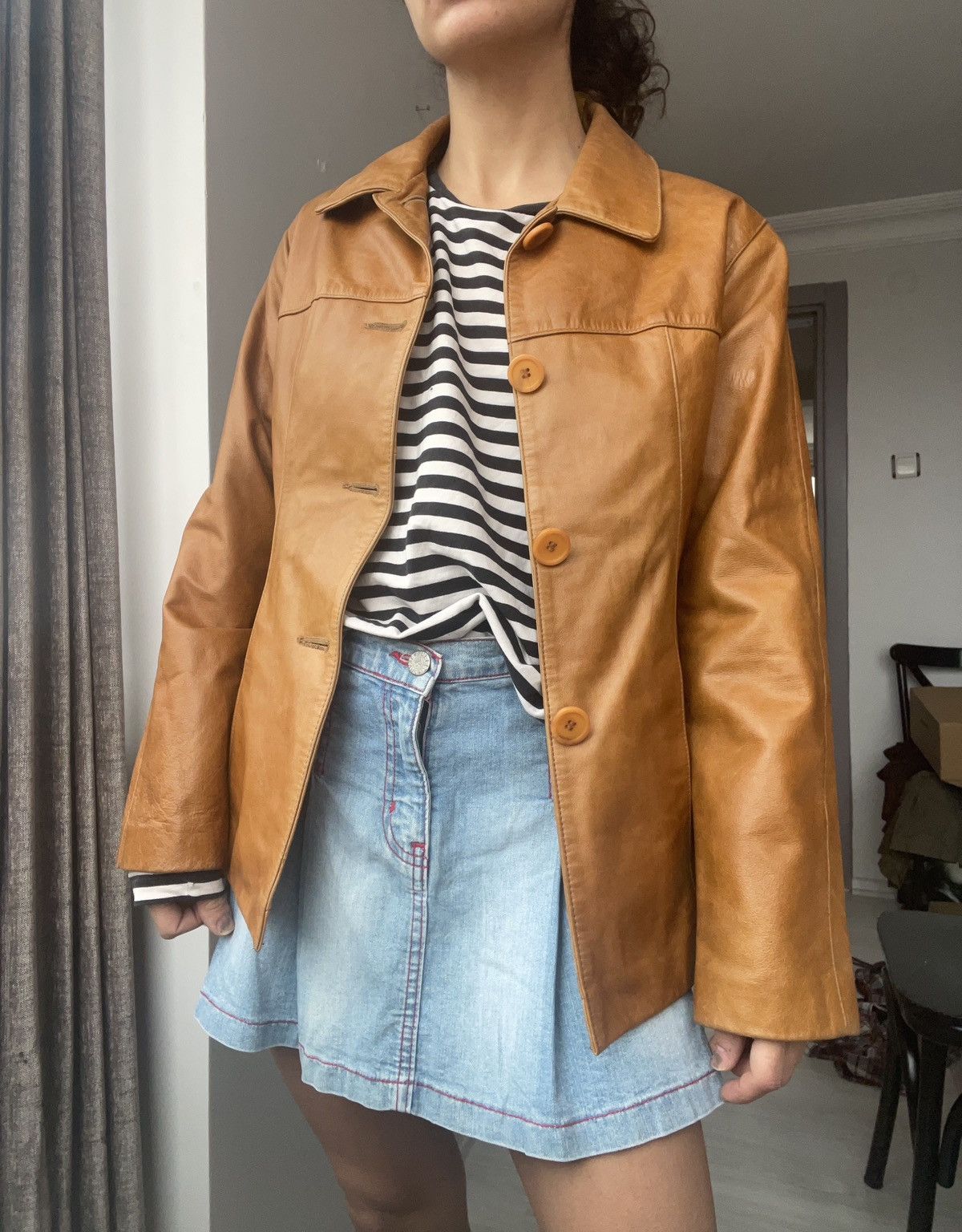 Vintage y2k leather jacket Size XS / US 0-2 / IT 36-38 - 5 Thumbnail