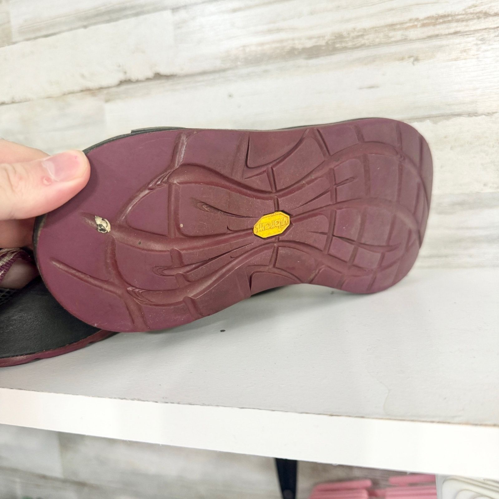Chaco Chaco Hiking Sandals, Narrow Straps, Pink/Purple, Size 7 Size US 7 / IT 37 - 6 Thumbnail