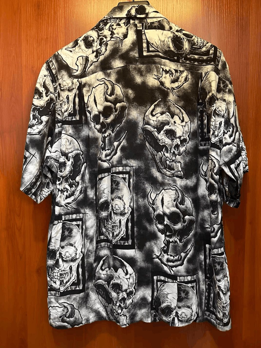 Wacko Maria Wacko Maria Wacko Maria 56 Tatto Studio Skull Hawaii Shirt Size US XL / EU 56 / 4 - 2 Thumbnail