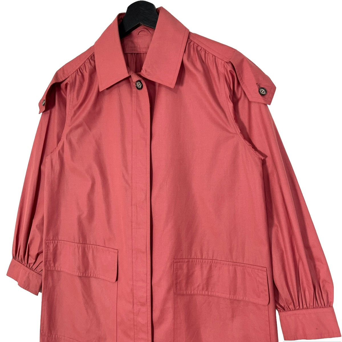 Vintage × Yves Saint Laurent Vintage 90’s YSL Yves Saint Laurent Women’s Trench Coat Size S / US 4 / IT 40 - 4 Thumbnail