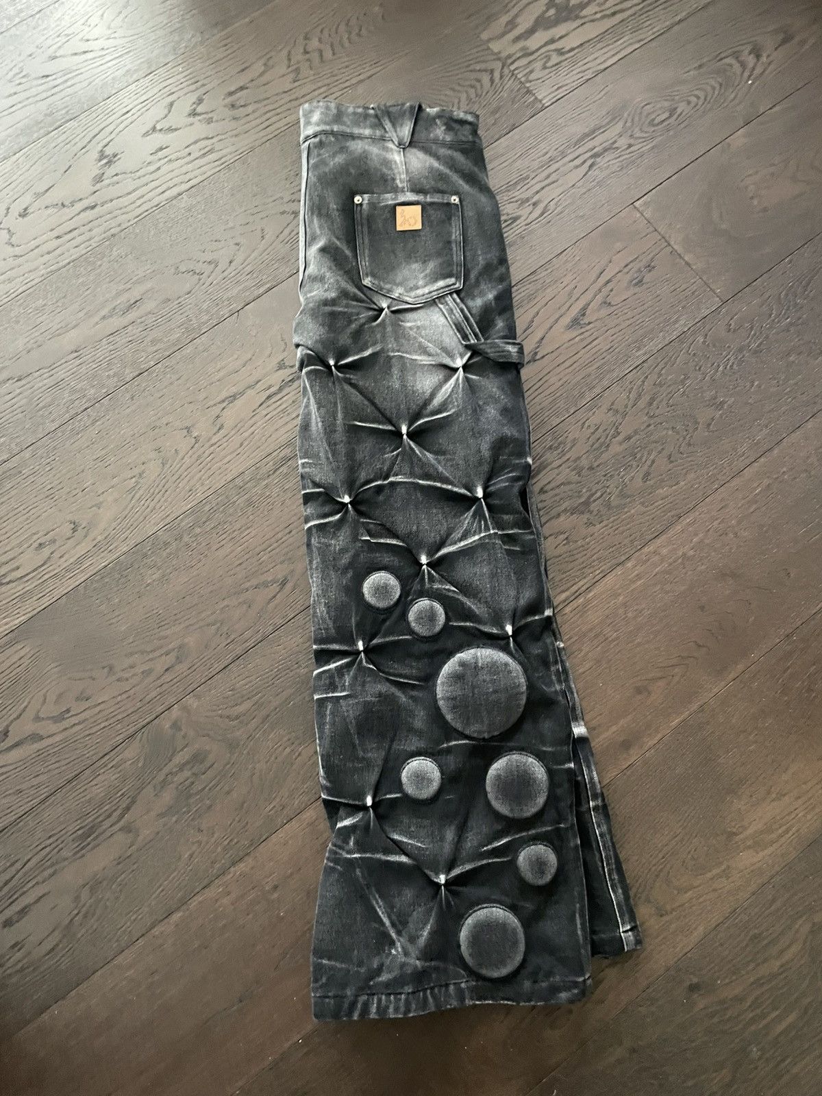 Bad Son Badson Oxygen Padded Canvas Pants Dark Moon Size L