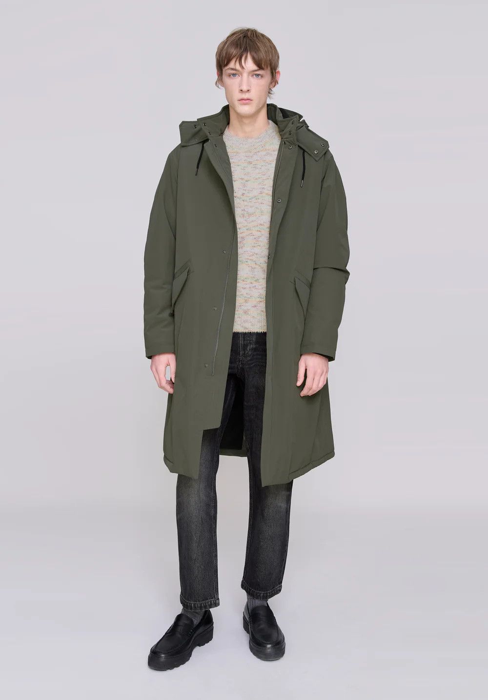 A.P.C. o1mle1125 Anatole Parka in Khaki Green Size US L / EU 52-54 / 3 - 2 Thumbnail