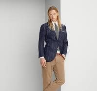 Brunello Cucinelli o1w1db10725 Jacket Linen in Open Blue Size US L / EU 52-54 / 3 - 4 Thumbnail