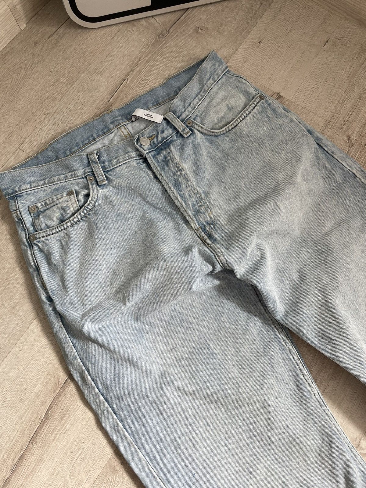 Designer × Weekday Pant Weekday Space Denim Astro Jeans Rela Straight 29x32 Y2k Size US 30 / EU 46 - 12 Thumbnail