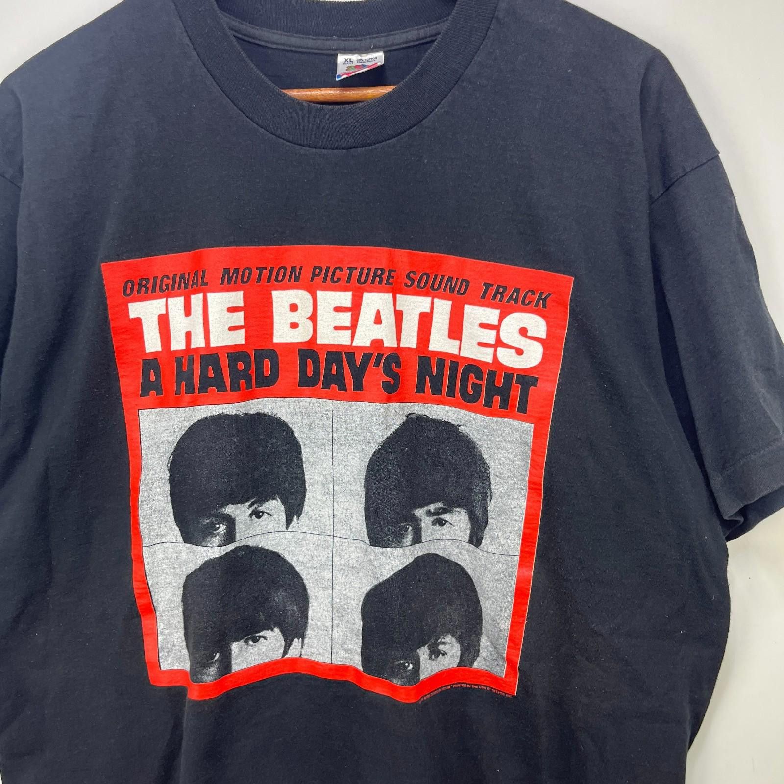 Fruit Of The Loom Vintage 1992 Beatles A Hard Day's Night Tour T Shirt XL Size US XL / EU 56 / 4 - 2 Thumbnail