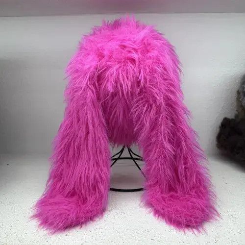 Handmade Hat Rabbit Long Ear Wool Hat Size ONE SIZE - 3 Thumbnail