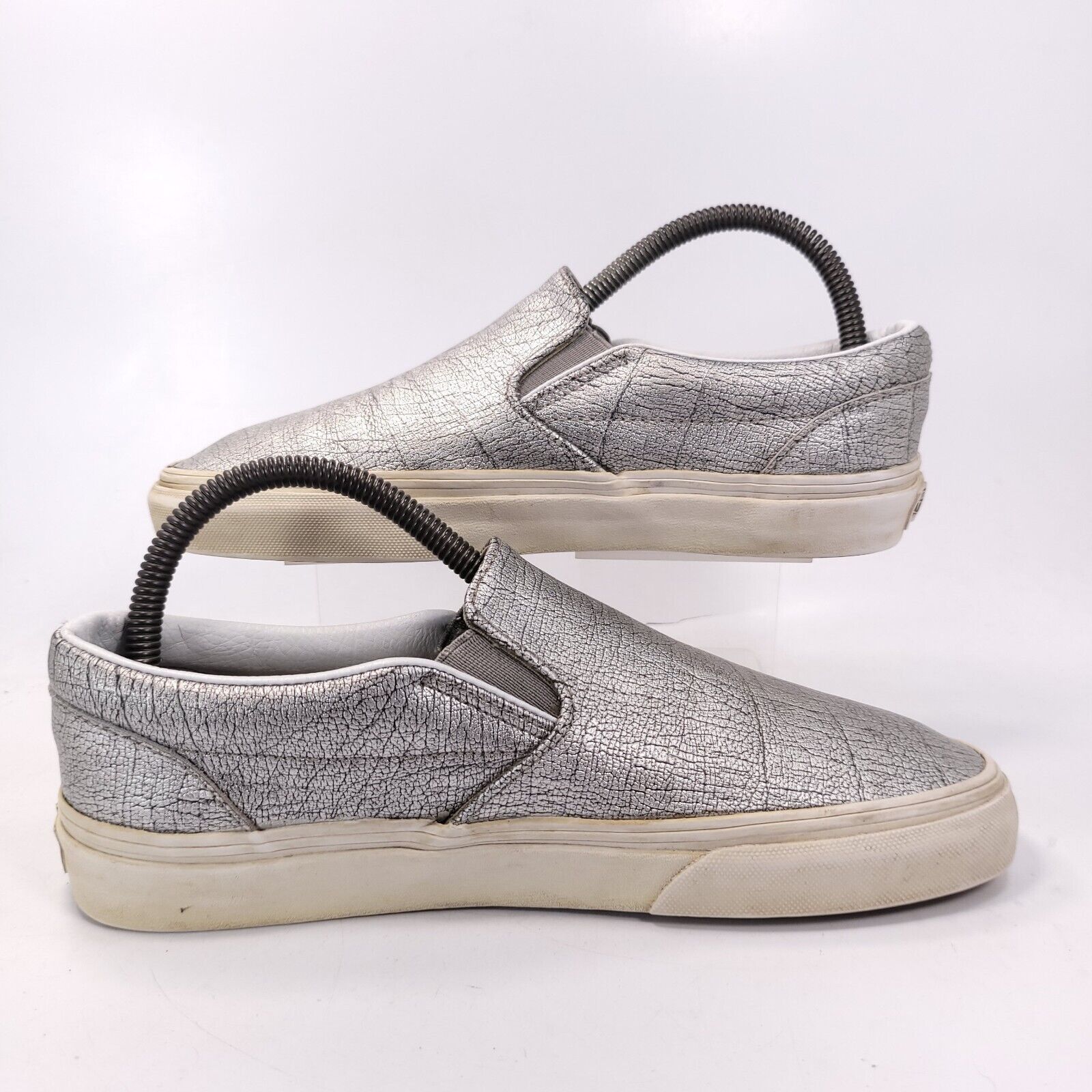 Vans Vans Off the Wall Athletic Shoe Women Size 7.5 721278 Silver Size US 7.5 / IT 37.5 - 6 Thumbnail