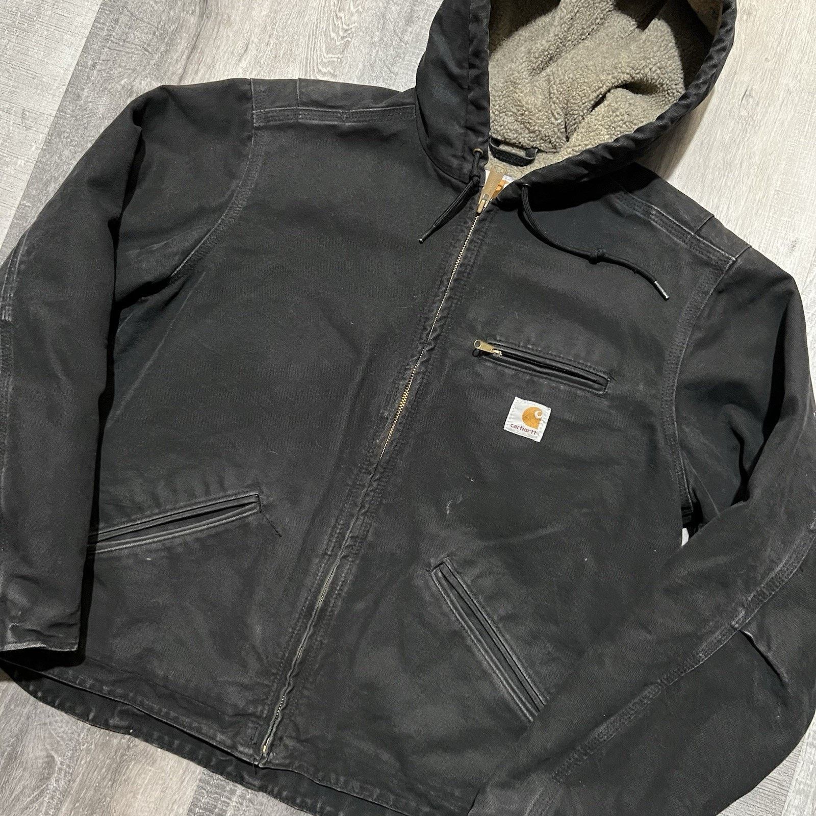 Carhartt Carhartt Detroit Jacket Women's M Duck Canvas Sherpa M Size M / US 6-8 / IT 42-44 - 3 Thumbnail