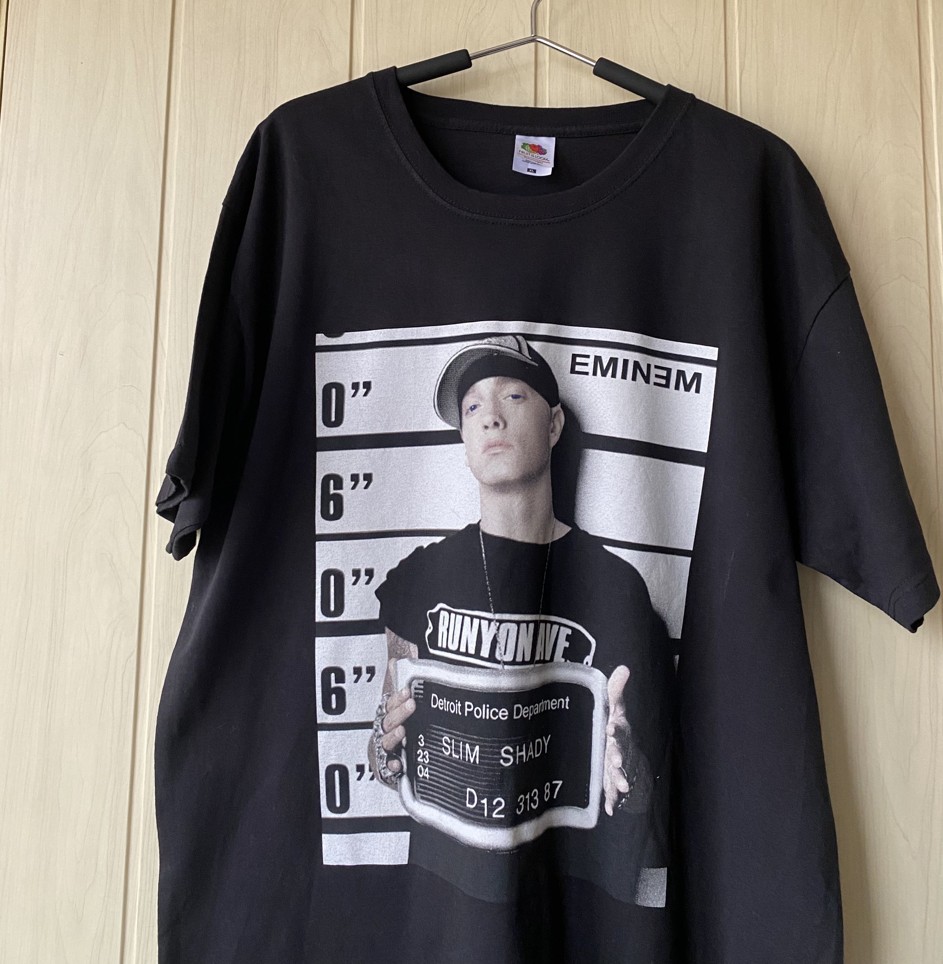 Eminem Vintage 2000’s Eminem Mugshot Slim shady t-shirt Size US XL / EU 56 / 4 - 2 Thumbnail