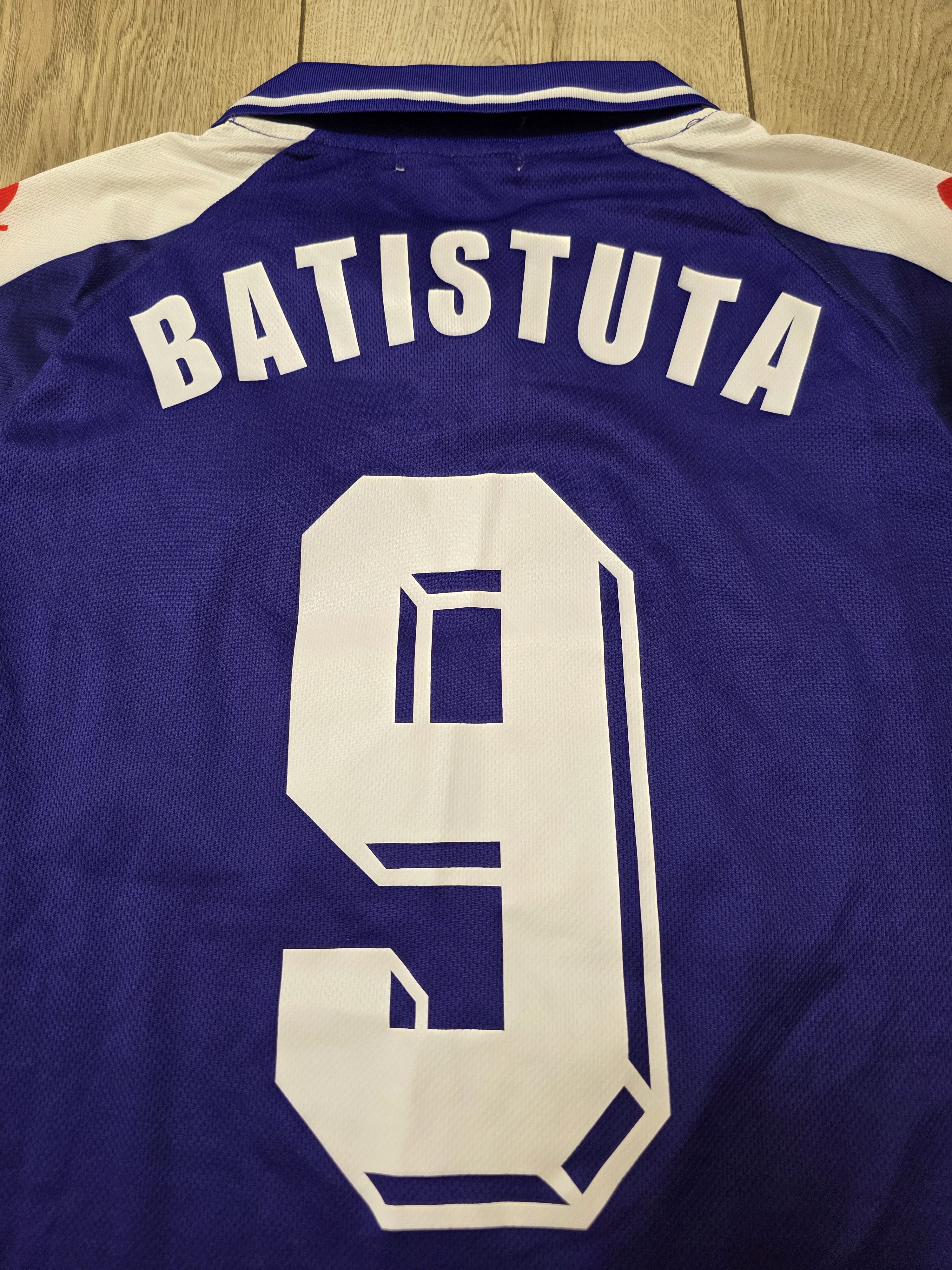 All Sport FIORENTINA 1998 1999 HOME BATISTUTA FOOTBALL SOCCER JERSEY Size US L / EU 52-54 / 3 - 5 Thumbnail
