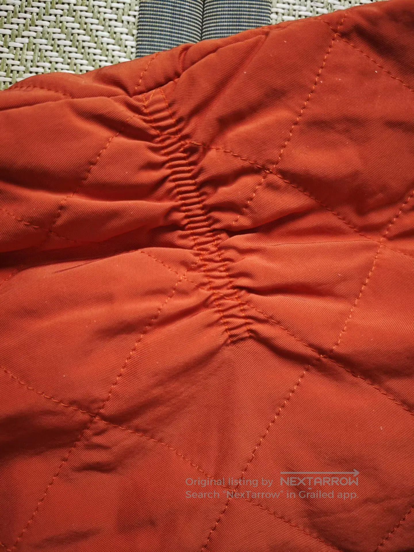Loro Piana Loro Piana Quilted Vest in Rare Orange Design. Size US L / EU 52-54 / 3 - 6 Thumbnail