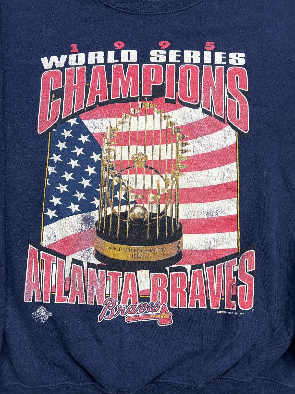 MLB × Majestic × Starter Starter MLB Atlanta Braves 1995 World Champions vintage Size US L / EU 52-54 / 3 - 2 Thumbnail