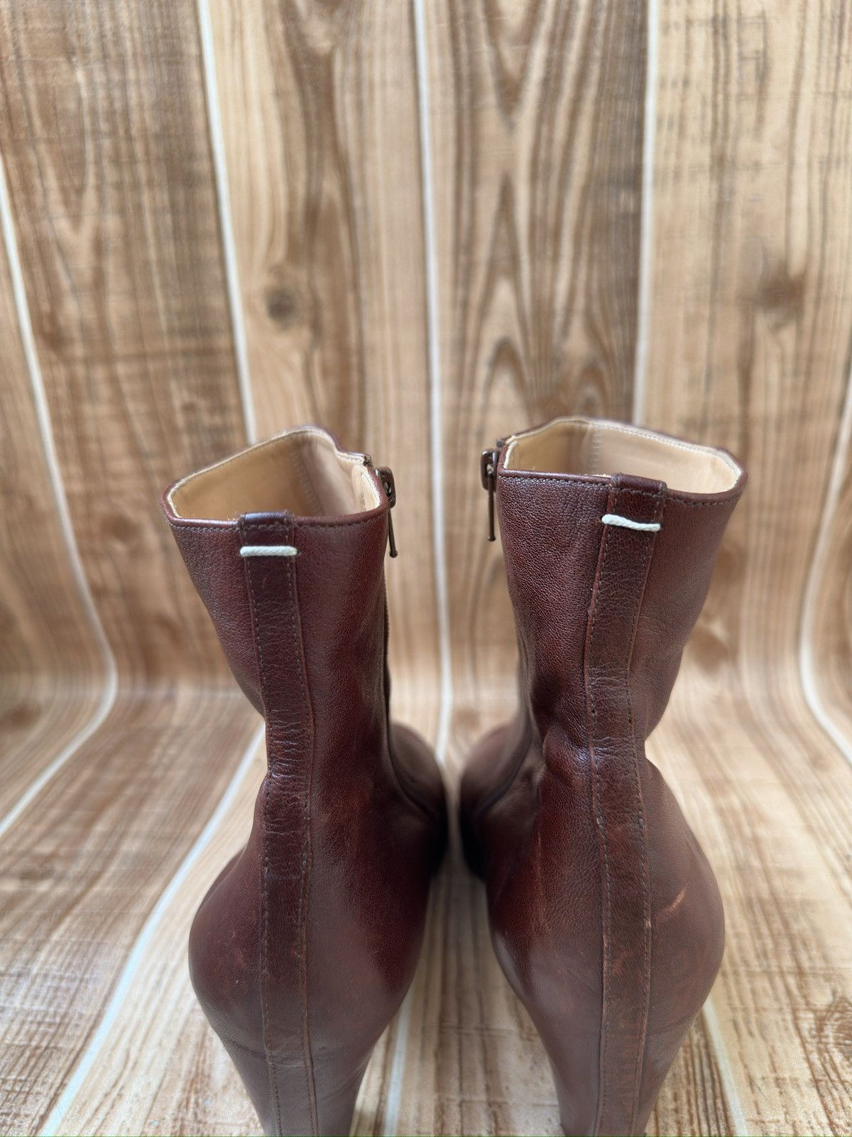Maison Margiela Maison Martin Margiela Curved Heeled Boots Line 22 Size US 9 / IT 39 - 9 Thumbnail