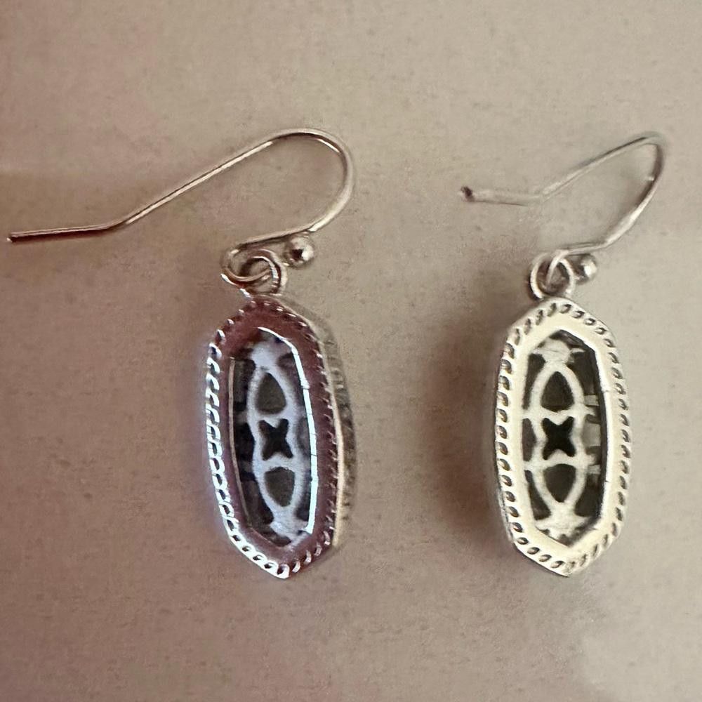 Kendra Scott Kendra Scott Lee Drop Earrings in Silver Filigree Size ONE SIZE - 5 Thumbnail