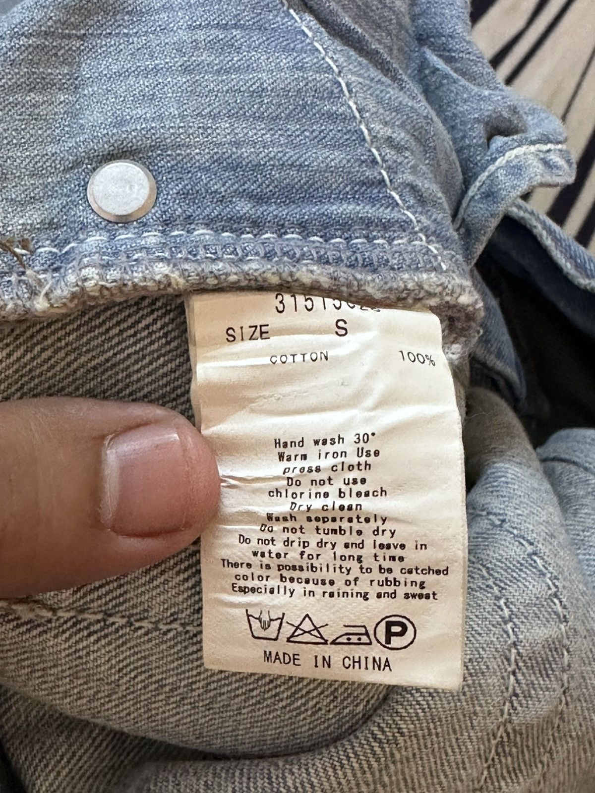 GOA Vintage Goa Selvedge Faded Distressed Denim Size US 30 / EU 46 - 9 Thumbnail