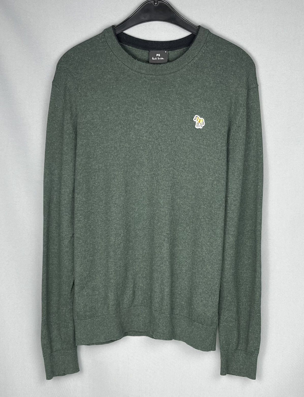 Pre-owned Paul Smith Sweatshirt Men's Blue Sweater Jumper Pullover In Green