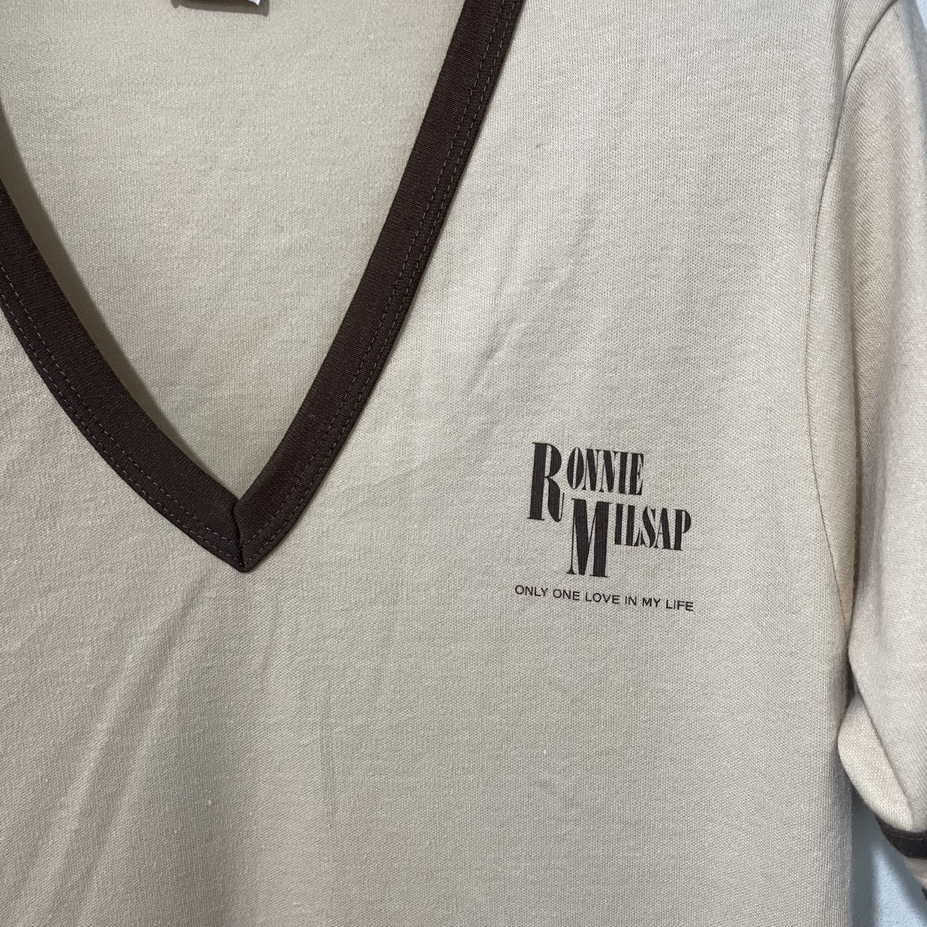 Vintage Vintage 70s Ronnie Milsap Only One Love in My Life Shirt Size US S / EU 44-46 / 1 - 2 Thumbnail