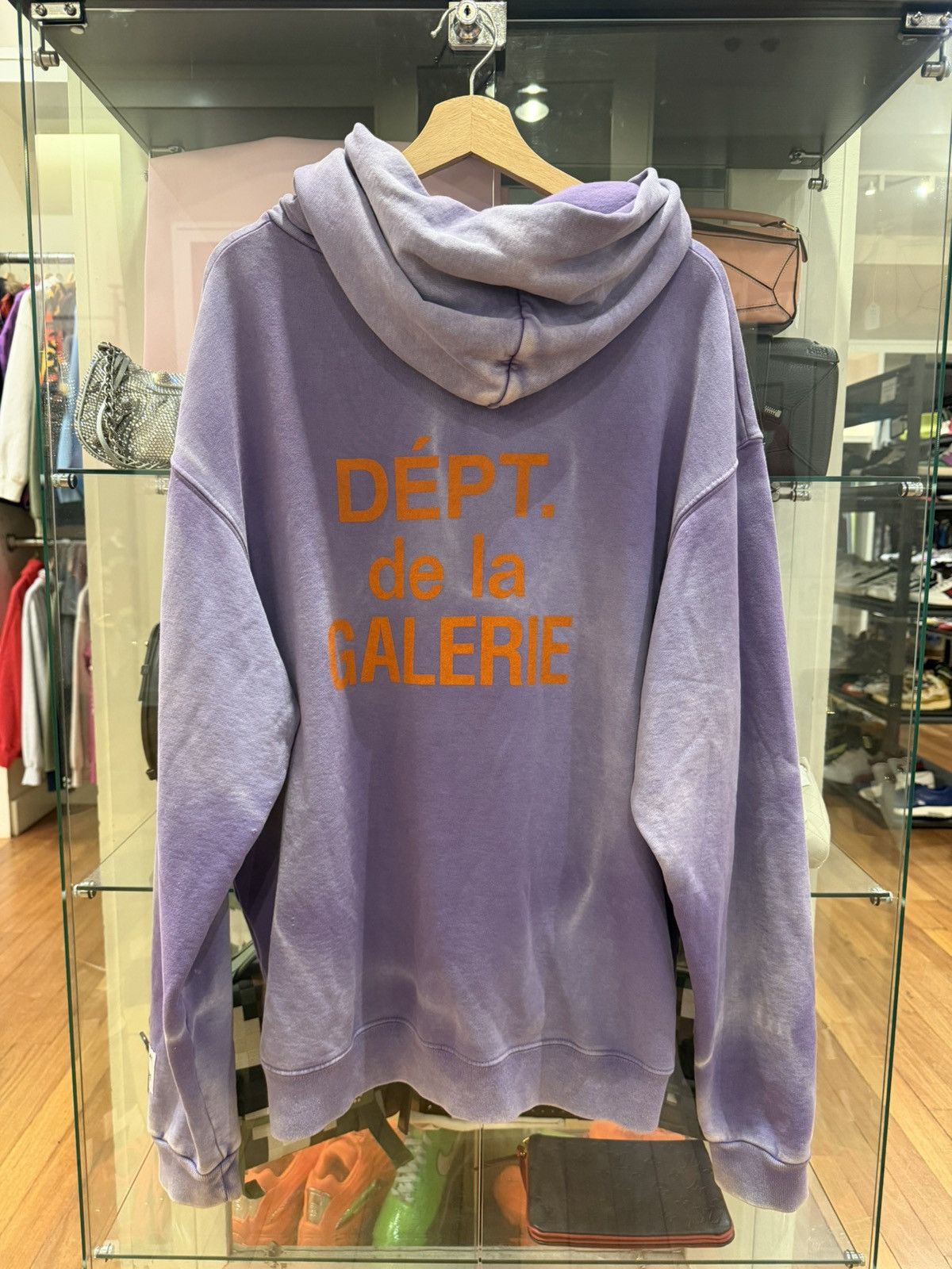 Gallery Dept. Gallery Dept French Logo Full Zip Hoodie - Purple Fade Size US XL / EU 56 / 4 - 2 Thumbnail
