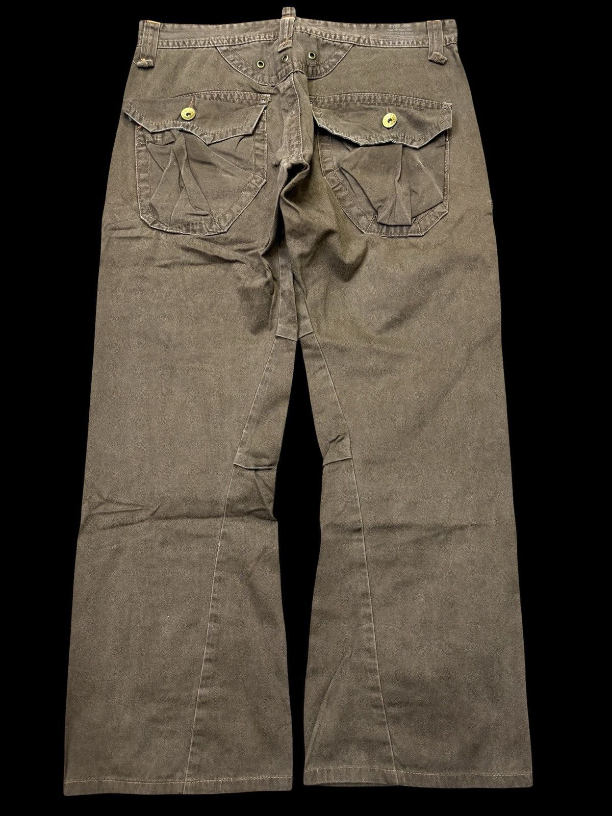 Edwin 💥FLARE💥EDWIN Multipockets Street Cropped Cargo Pant F784 Size US 34 / EU 50 - 2 Thumbnail
