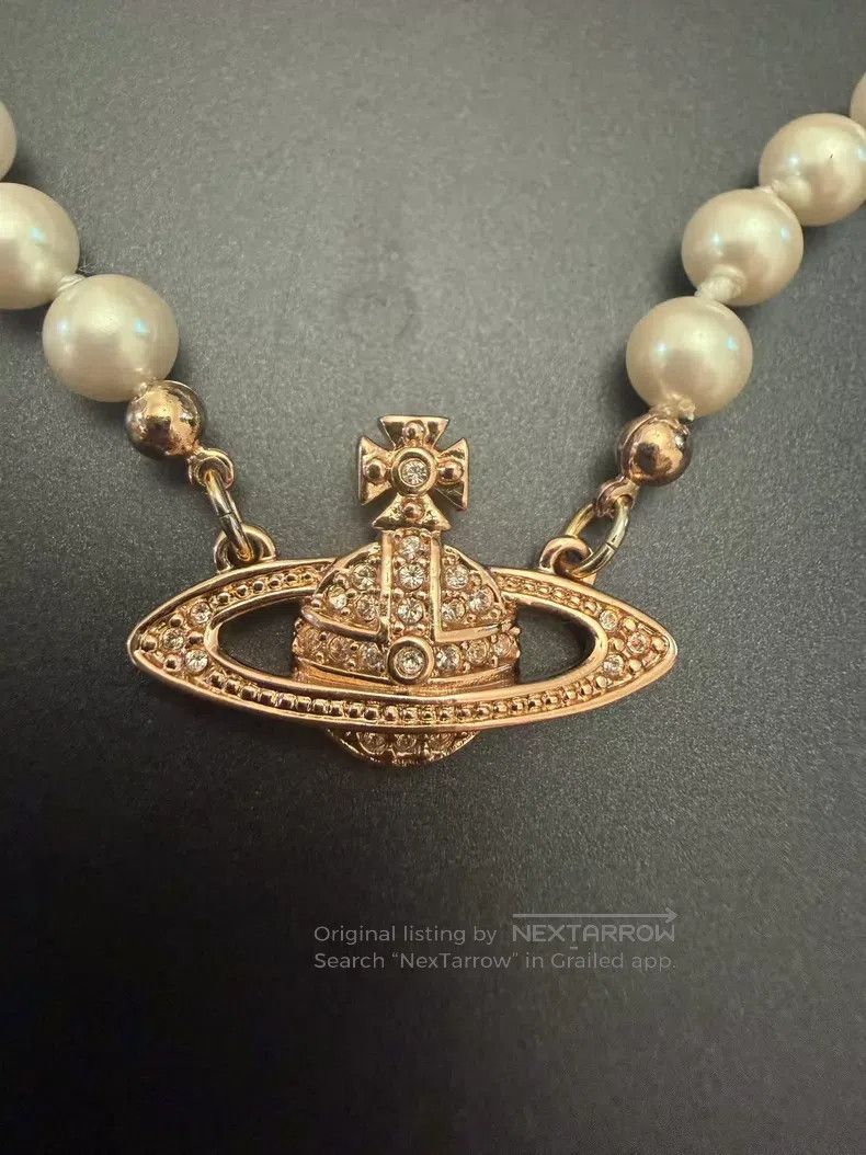 Vivienne Westwood Vivienne Westwood Saturn Necklace Size ONE SIZE - 2 Thumbnail
