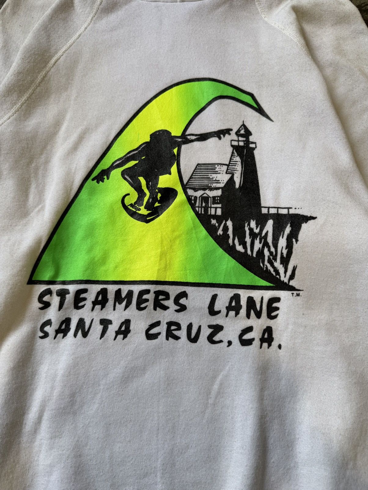Santa Cruz Skateboards VINTAGE 80’S STEAMERS LANE SANTA CRUZ SKATEBOARDS HOODIE Size US XL / EU 56 / 4 - 3 Thumbnail