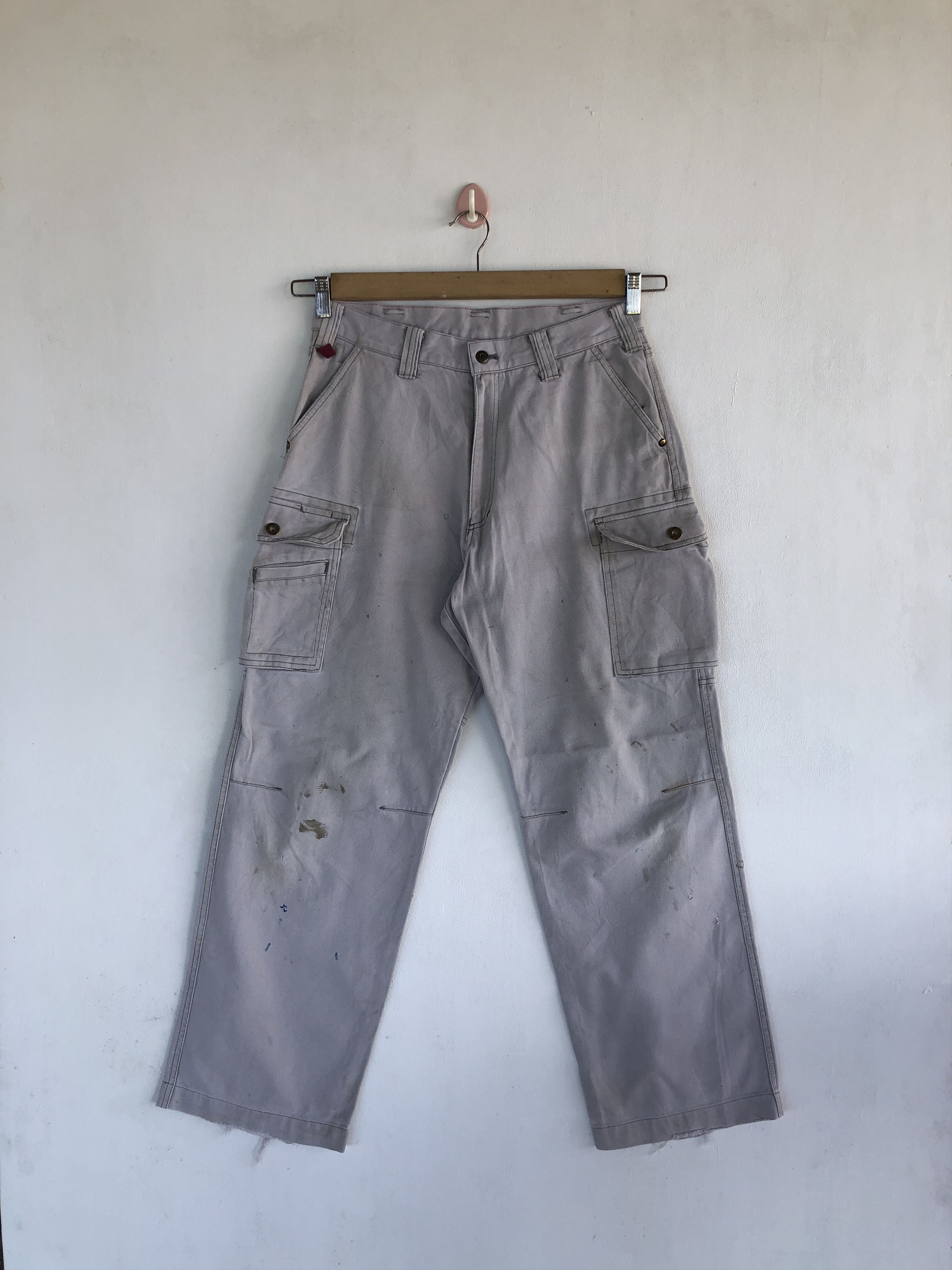 Japanese Brand Vintage Japanese Cargo Pants Multi Pocket Military Trousers Size US 30 / EU 46 - 1 Thumbnail