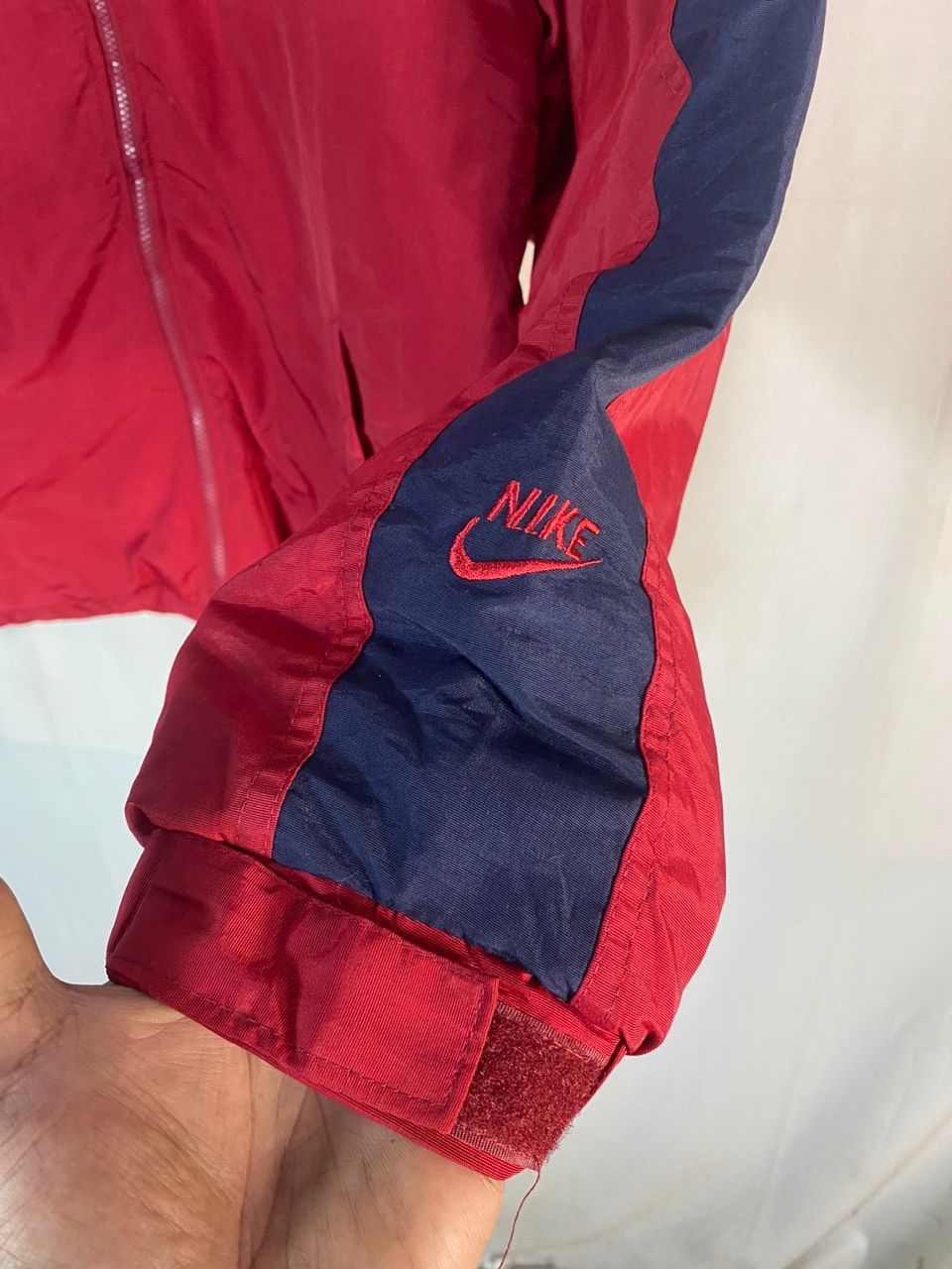 Nike × Vintage Unisex 🔥Vintage nike swoosh hoodie zipper jacket Size US L / EU 52-54 / 3 - 4 Thumbnail