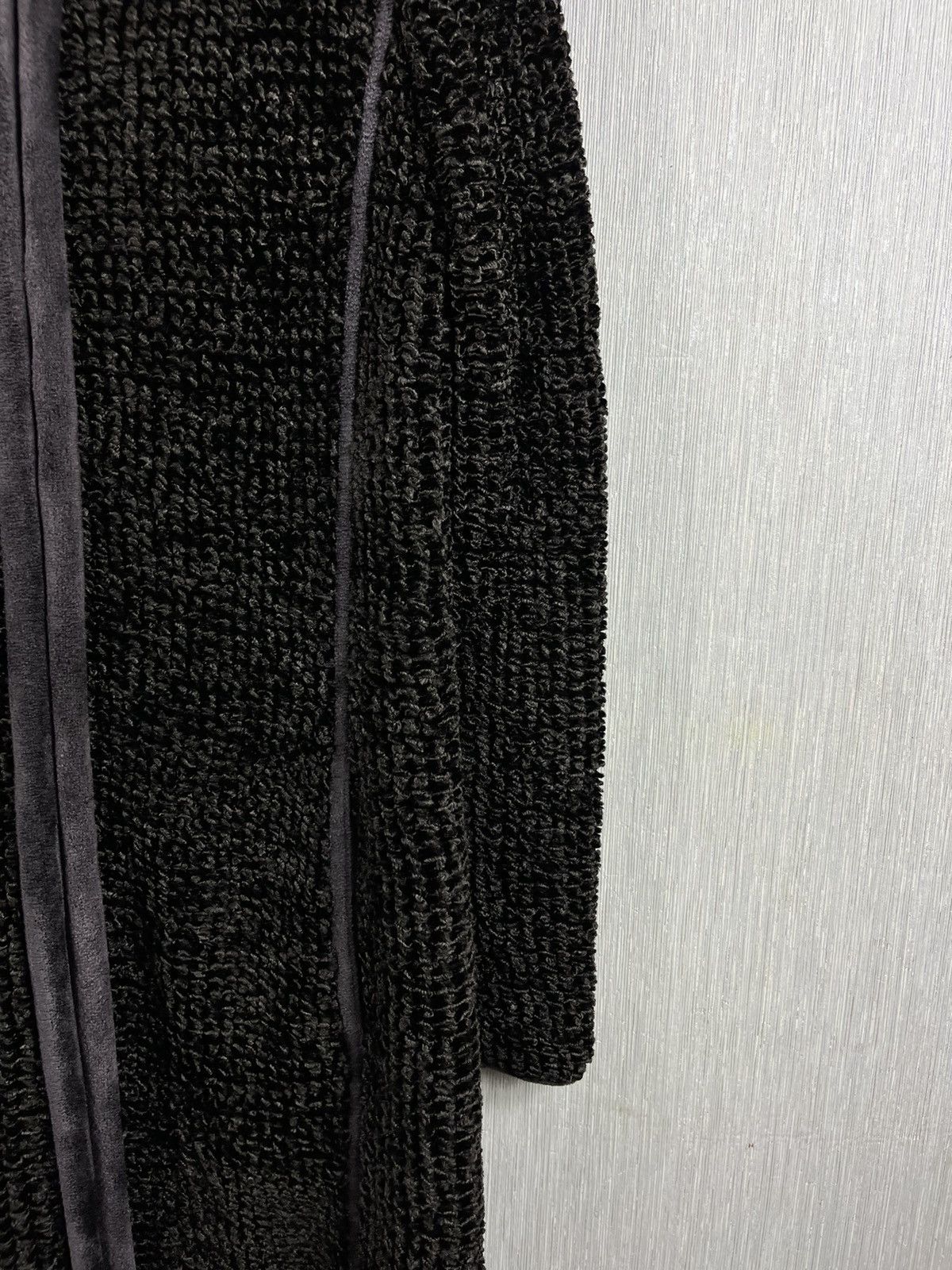 Armani × Designer × Giorgio Armani Giorgio Armani long velvet zip cardigan sweater coat jacket Size XL / US 12-14 / IT 48-50 - 6 Thumbnail