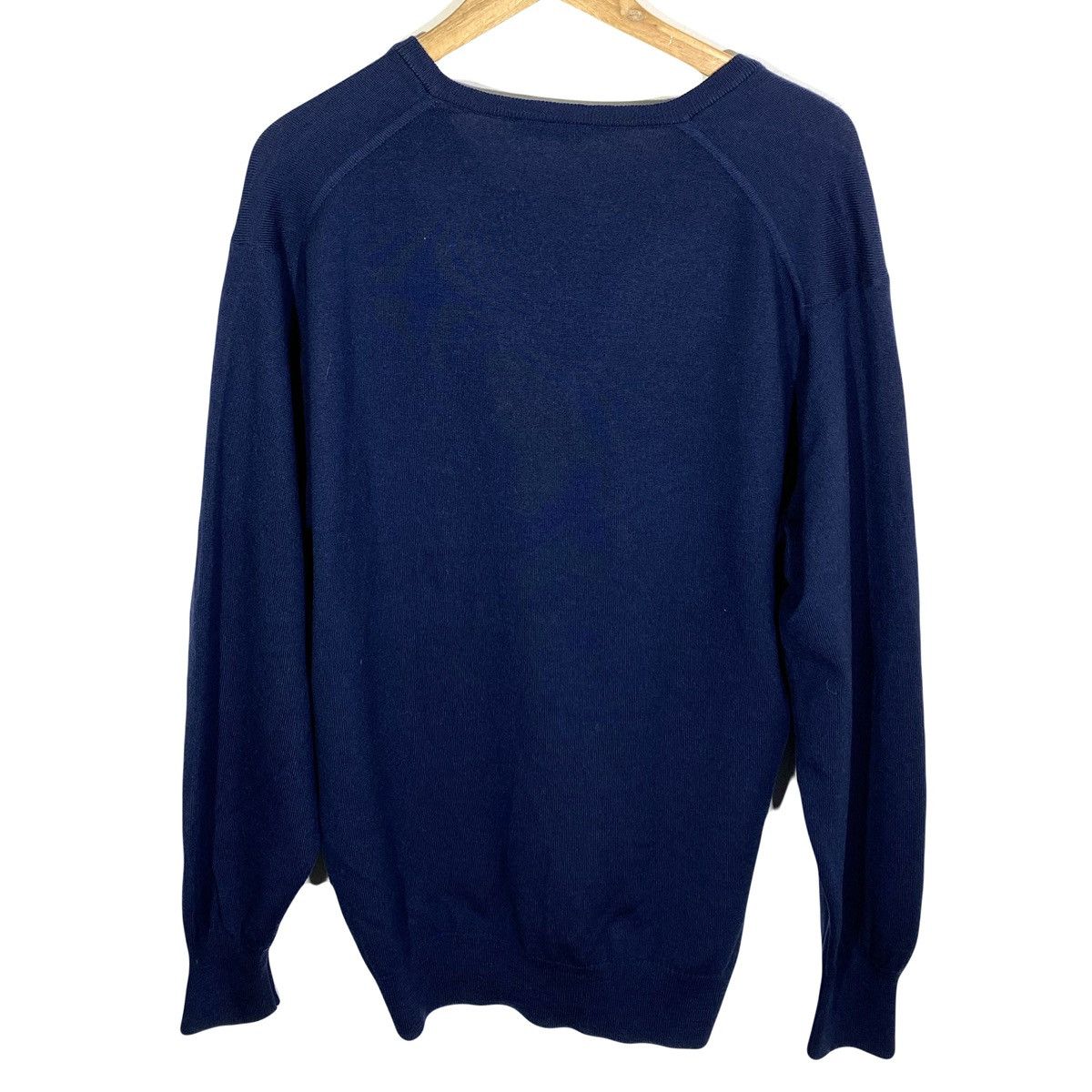 Montagut Pull Col V Old Money Vintage 90’s Montagut (Laine Vierge) Size US L / EU 52-54 / 3 - 2 Thumbnail