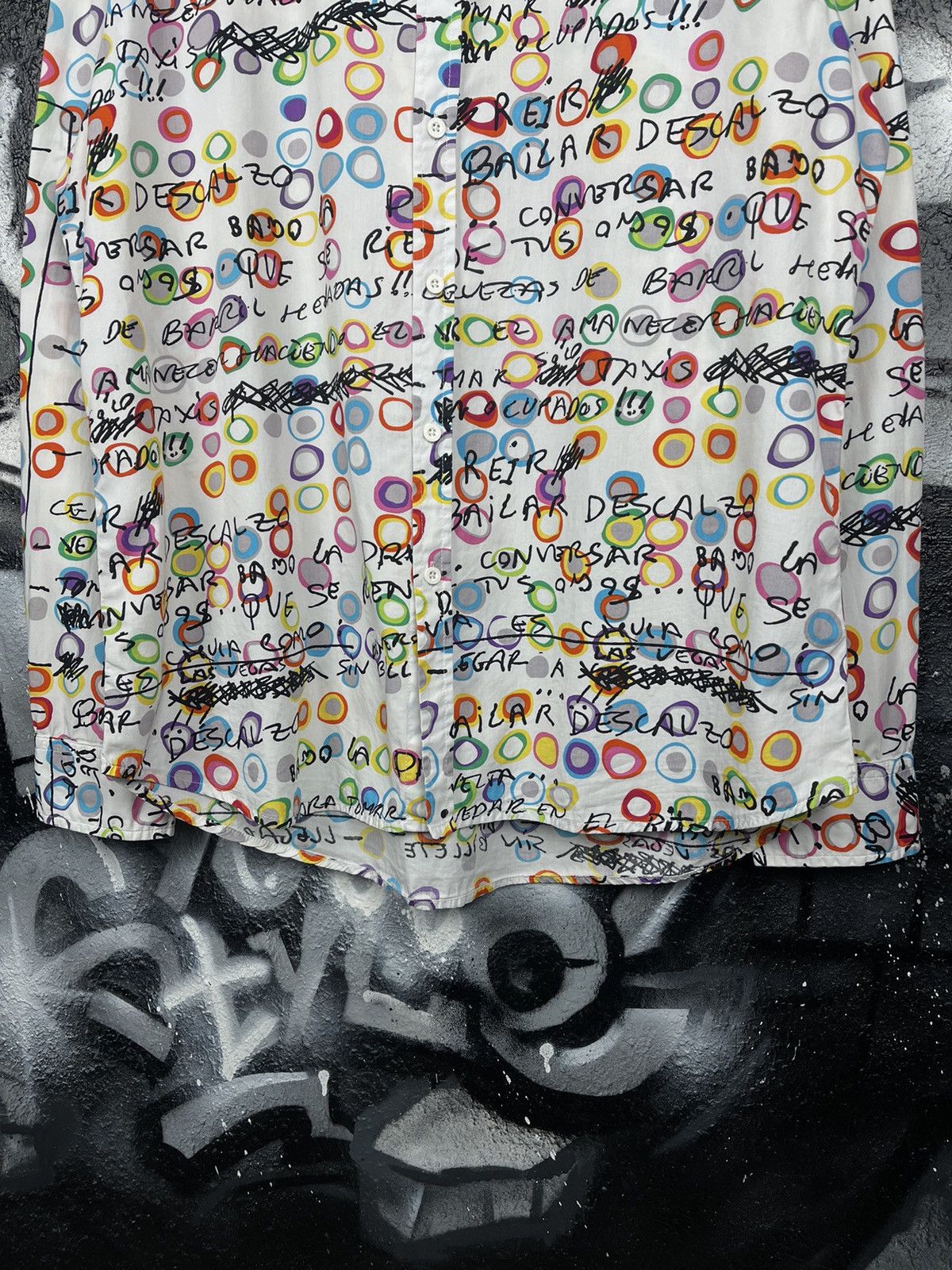 Desigual Desigual Multicolour Designer Art Graffiti Shirt Size 2XL Size US XXL / EU 58 / 5 - 4 Thumbnail