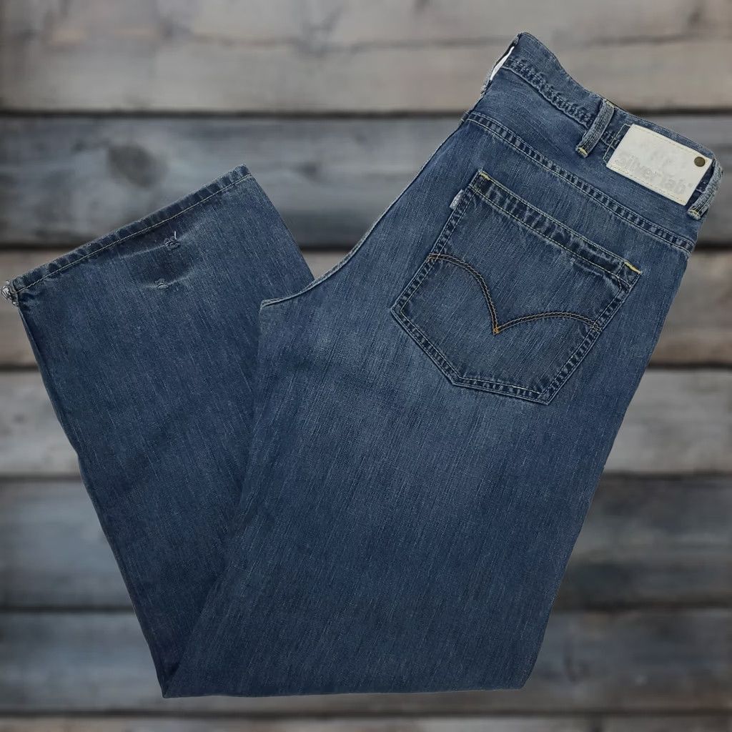 Levi's Levi's 569 Jeans Mens 38x32 Dark Wash Blue Relaxed Fit