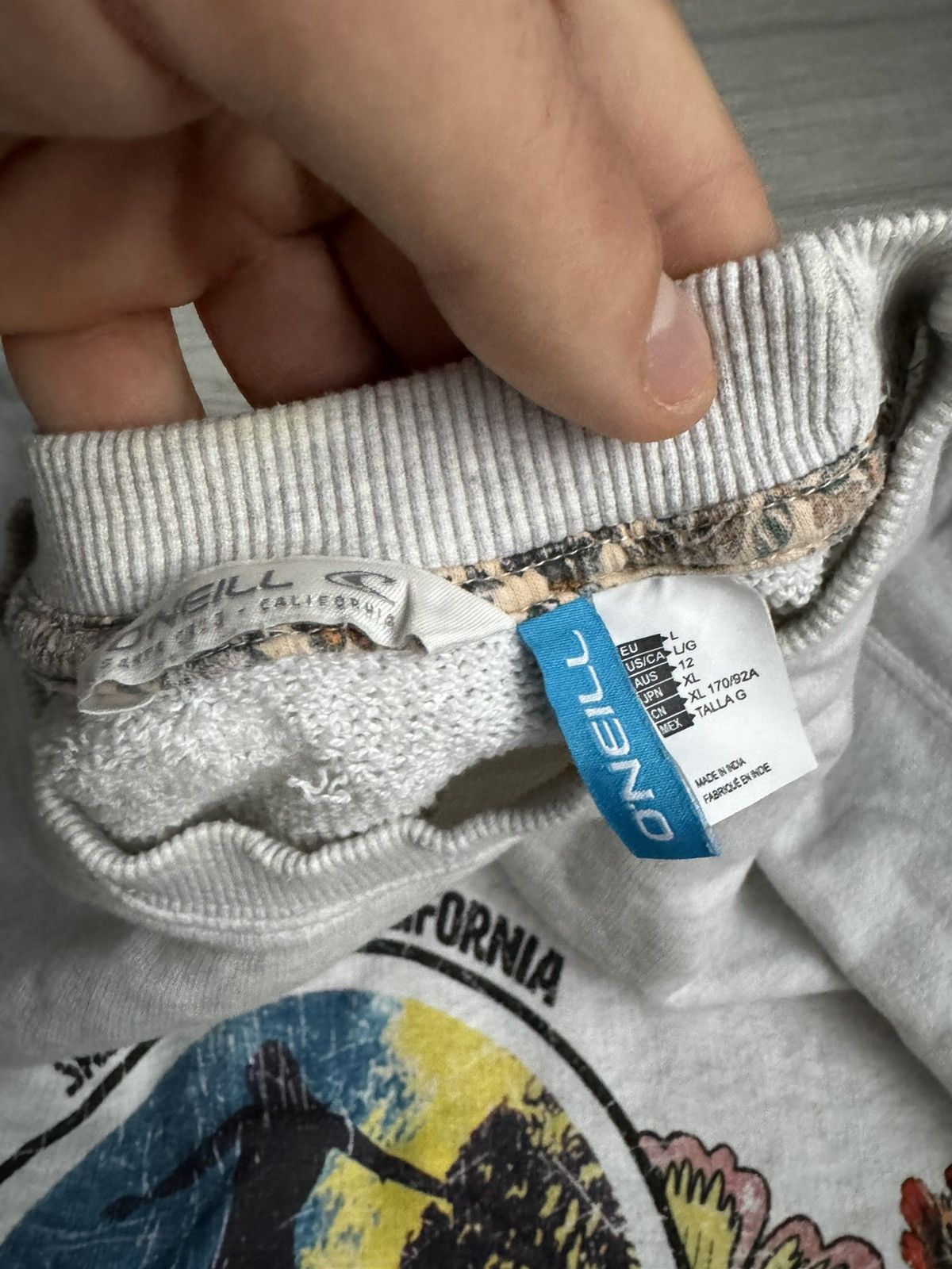 Designer × O'Neill Vintage sweatshirt O’Neill Santa Cruz California USA logo Size US L / EU 52-54 / 3 - 5 Thumbnail