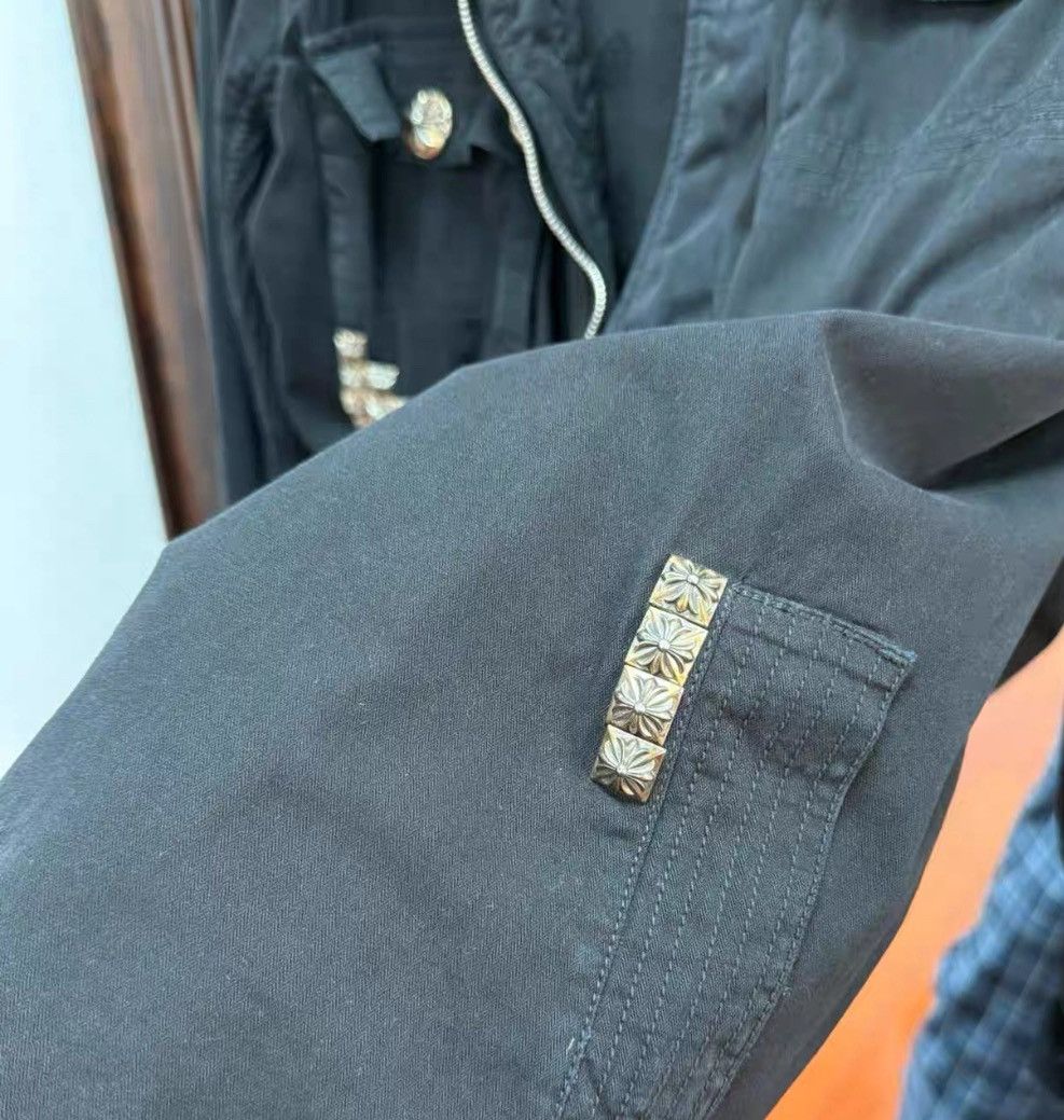 Chrome Hearts Silver studded M65 jacket Size US M / EU 48-50 / 2 - 4 Thumbnail