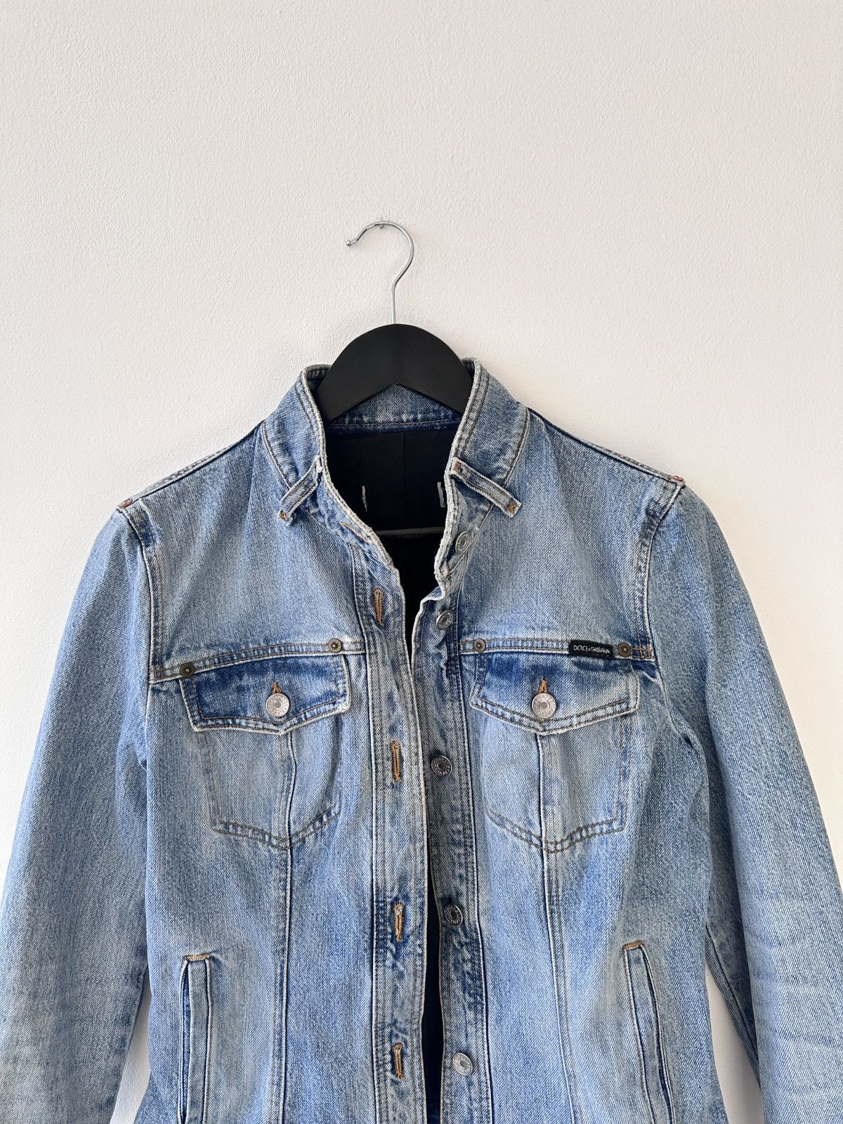 Dolce & Gabbana Dolce & Gabbana Archival Denim Jacket Y2K Blue Jean Jacket Size S / US 4 / IT 40 - 5 Thumbnail