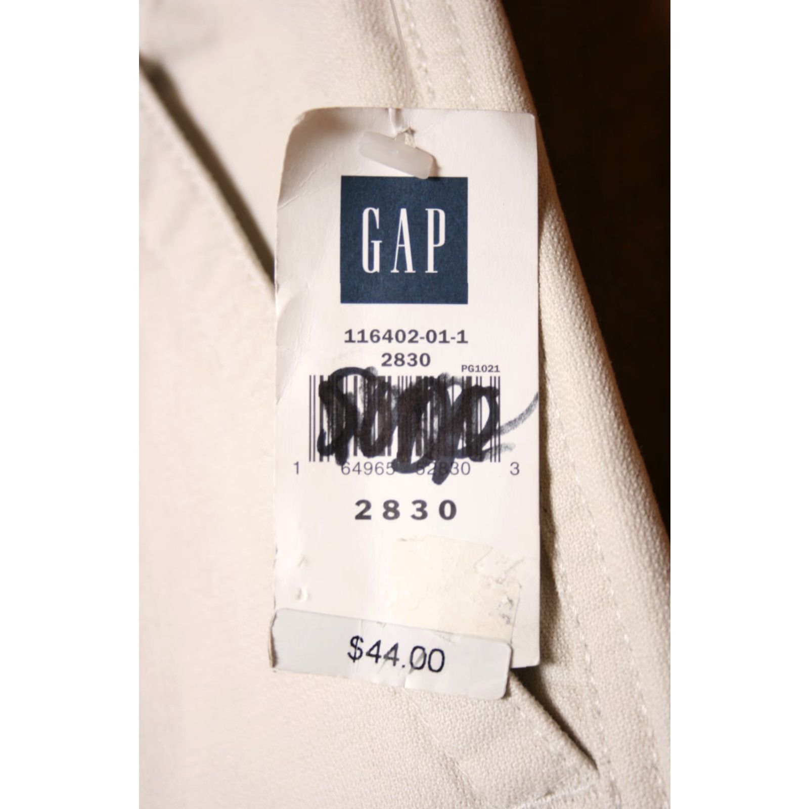 Gap GAP Ivory Cotton Loose Wide Leg Cargo Pants Men's Sz. 28x30 Size US 28 / EU 44 - 4 Thumbnail