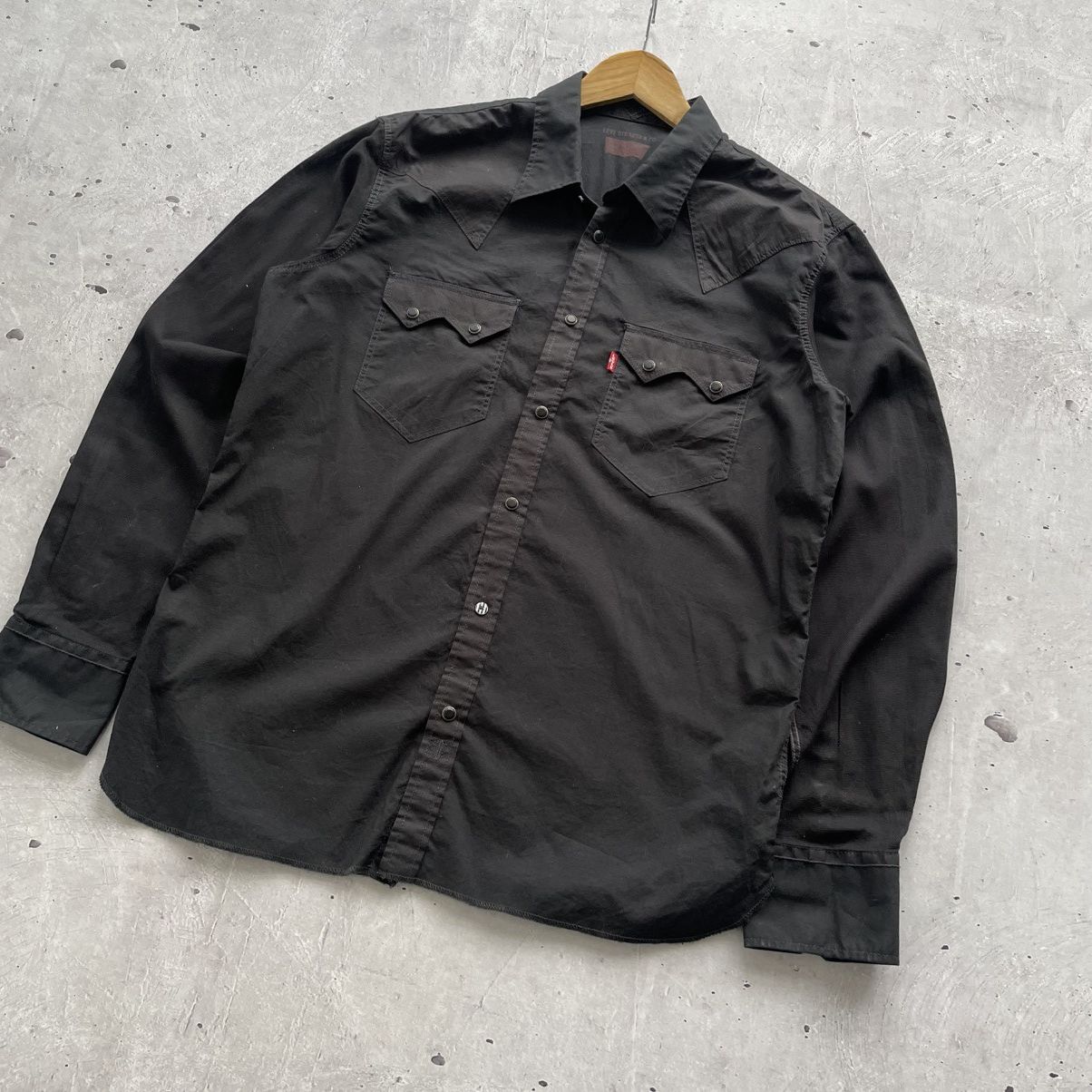 Levi's Vintage Clothing × Vintage Vintage Avantgarde Levi’s Archive Shirt Button Up Size XL Size US XL / EU 56 / 4 - 3 Thumbnail
