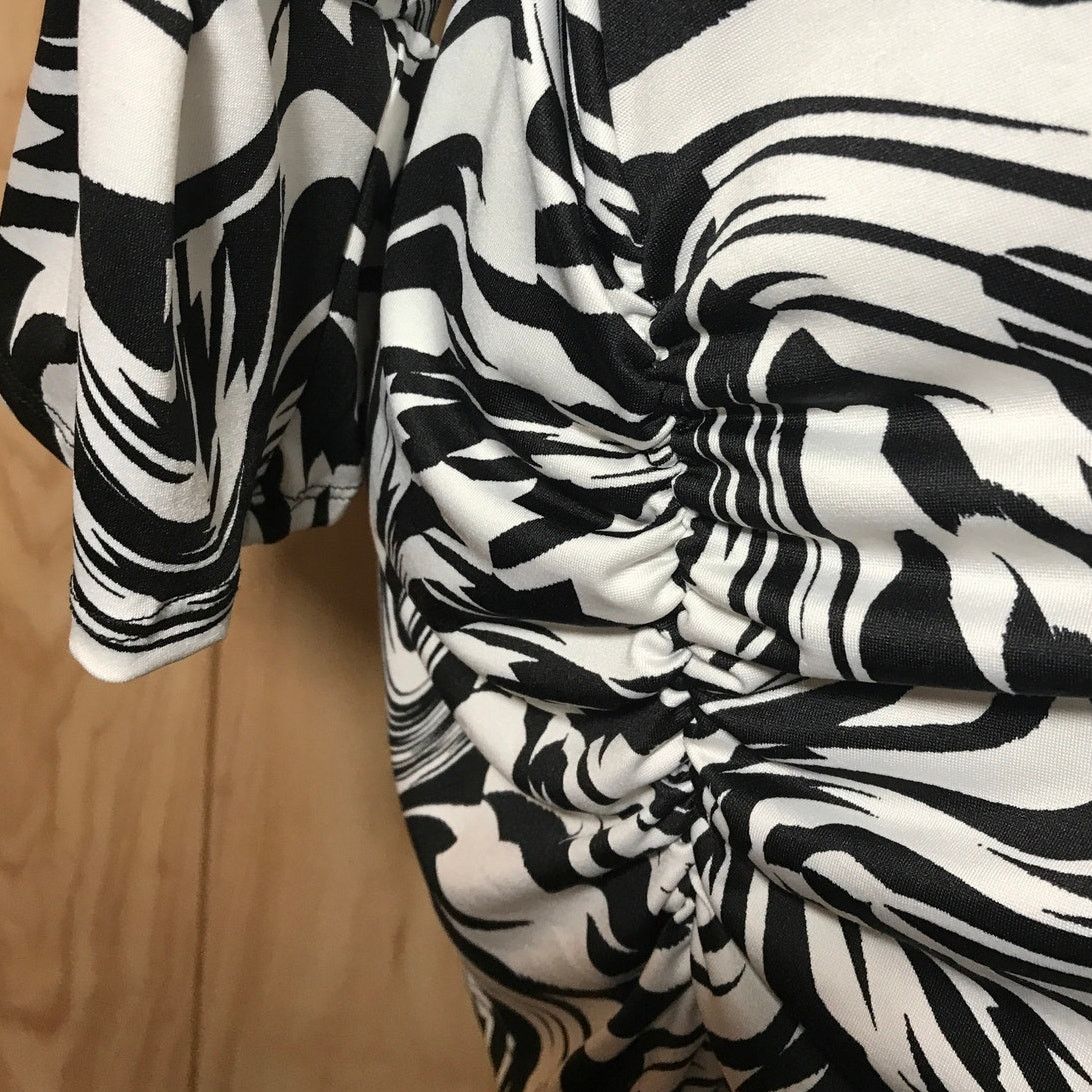Other Kristin Nicole Swirl Round Neck 3/4 Sleeve Blouse 3X Size 3XL / US 20-22 - 7 Thumbnail