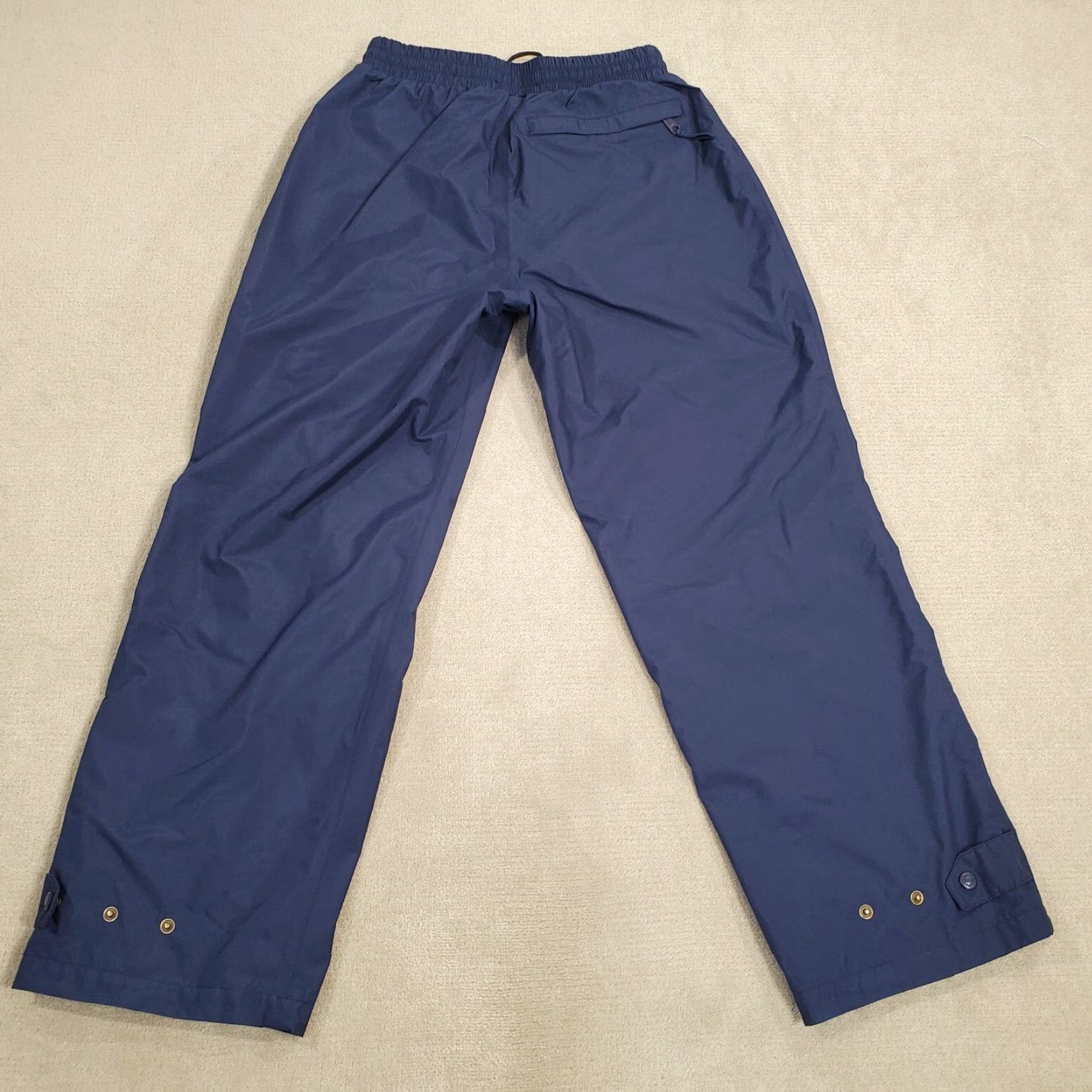 Vintage Cabela's Pants Mens Medium Blue Gore Tex Windbreaker Hiking Outdoors Fishing Windbreaker Pockets Logo Lightweight Inseam 30 Straight Regular Size US 31 - 7 Thumbnail