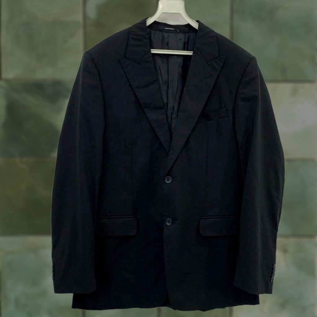 Ermenegildo Zegna Z Zegna Blazer 42R Black Wool Blazer Men’s Tailored 2-Button EU 50 US 42R Italy Style#159 Shirt? Size 42R - 1 Thumbnail