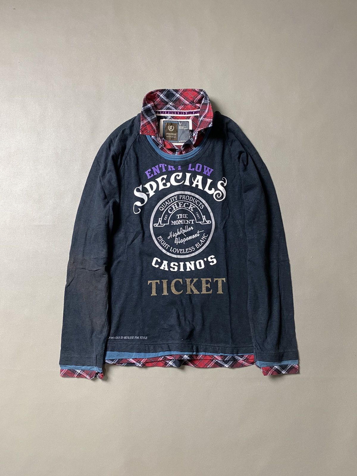 Hysteric Glamour × If Six Was Nine × Le Grande Bleu (L.G.B.) Y2K Ceronias Triplelayer Longsleeve Size US M / EU 48-50 / 2 - 1 Thumbnail