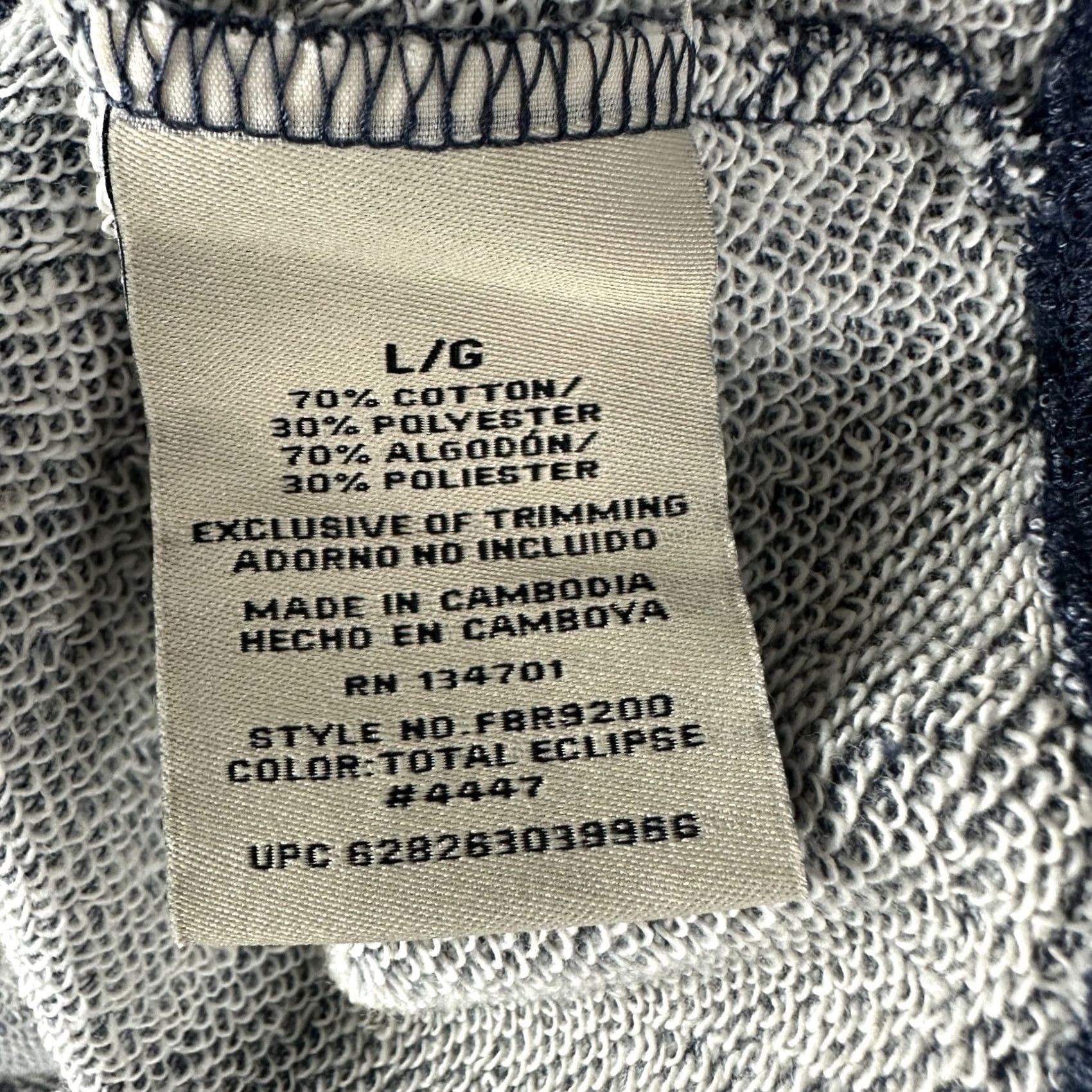 Vintage BT Supply Co Sweatshirt Mens L Blue Pullover Ribbed Cuffs NEW Vintage University Classic Modern Ribbed Hem Size US L / EU 52-54 / 3 - 7 Thumbnail