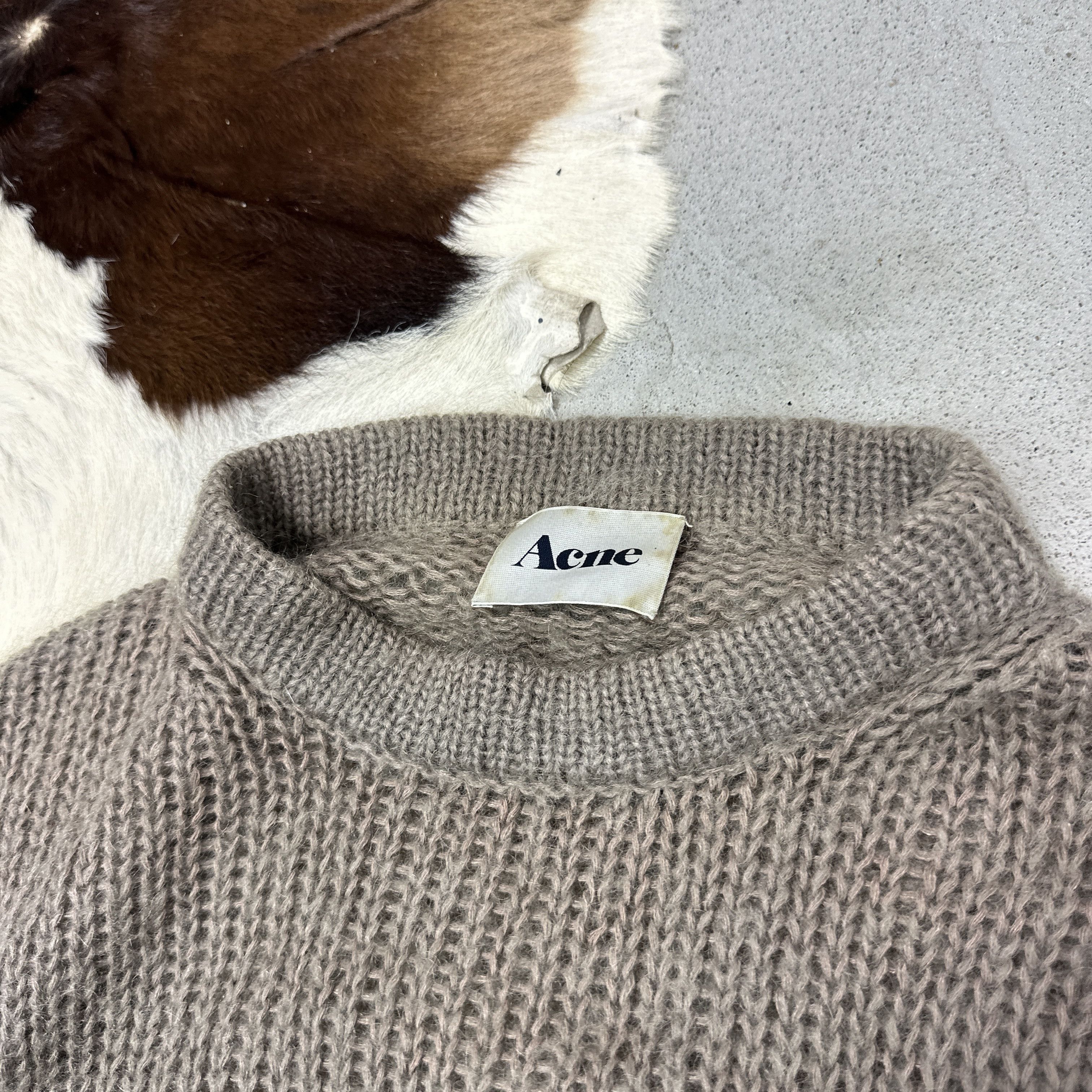 Acne Studios Vintage Oversize Acne Studios Mohair Knitted Sweater Y2K Size ONE SIZE - 3 Thumbnail