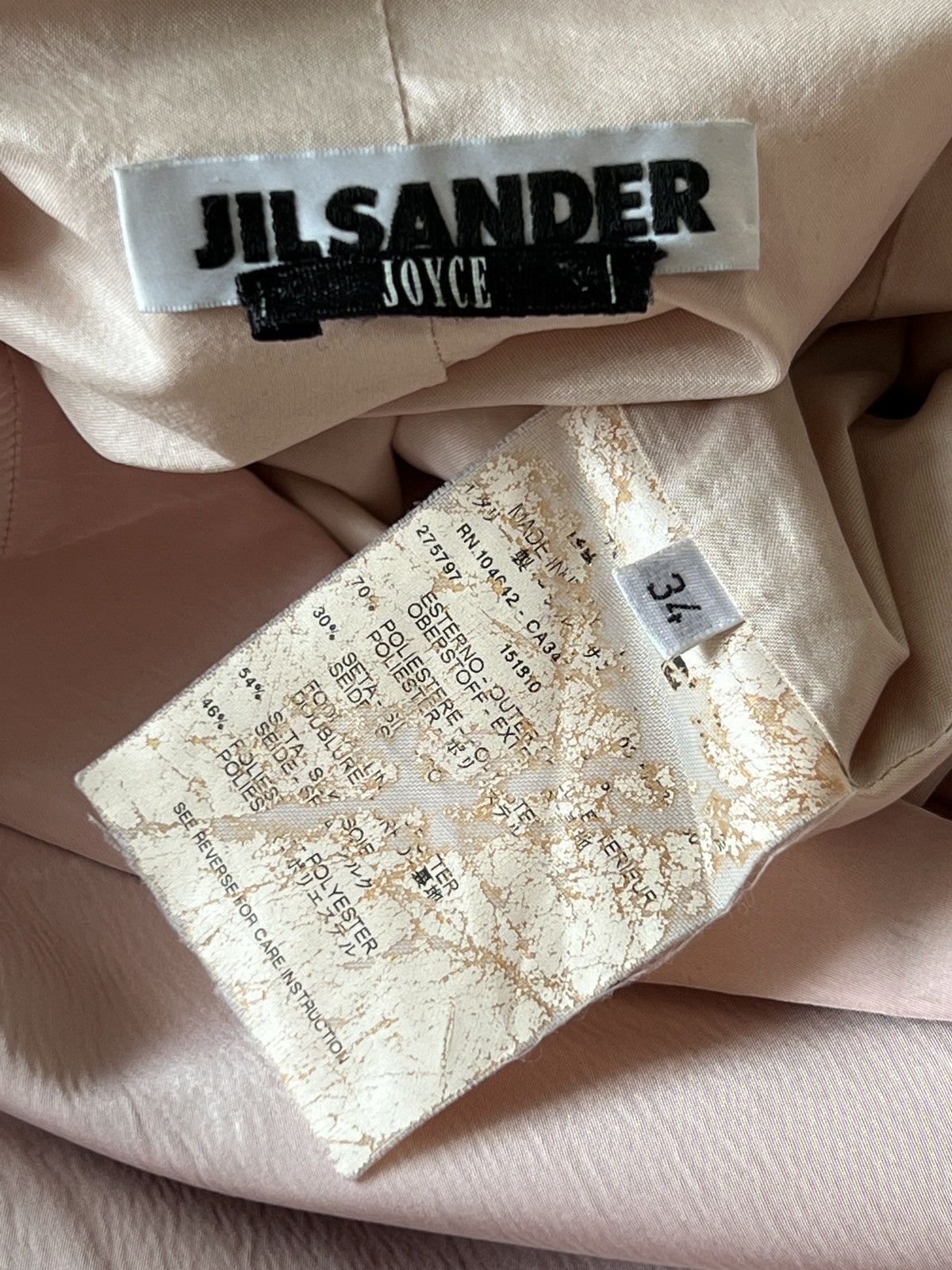 Jil Sander Jil Sander by Raf Simons pink blazer Size XXS / US 00 / IT 34 - 13 Thumbnail