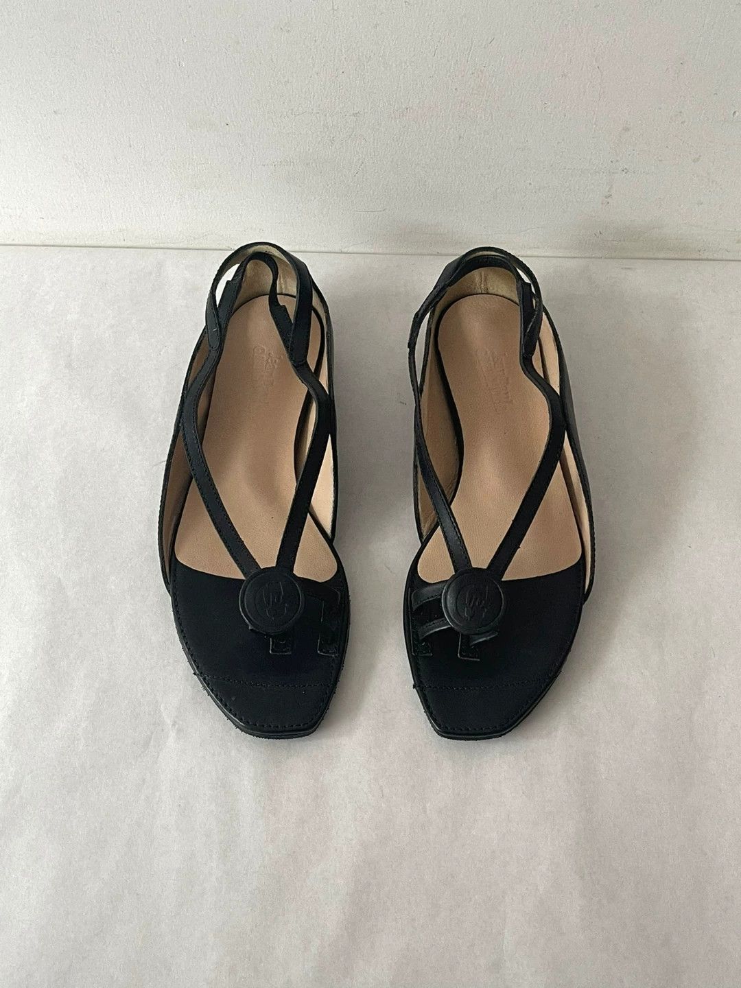 Jean Paul Gaultier Jean Paul GAULTIER Leather Flat Shoes Size US 6 / IT 36 - 1 Thumbnail