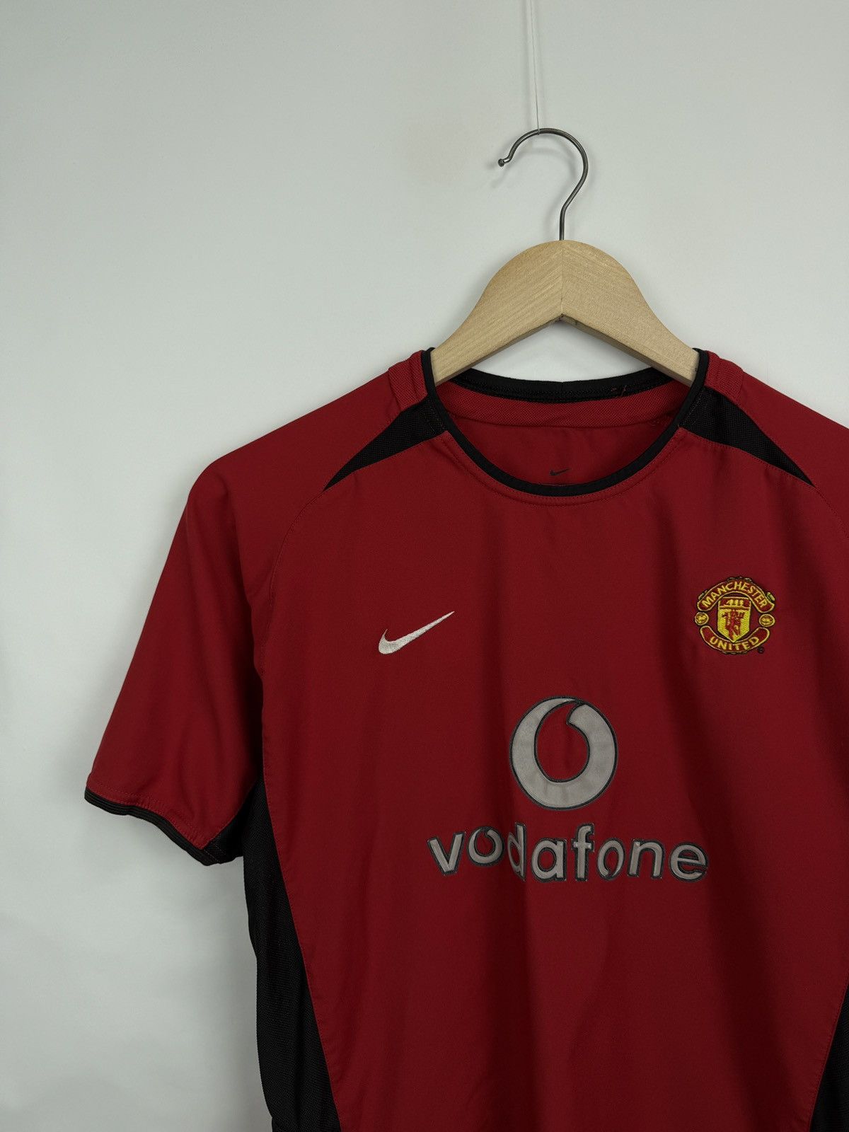 Nike 🏴󠁧󠁢󠁥󠁮󠁧󠁿 Vintage 2002 Manchester United Nike Soccer Jersey Kids Size US XS / EU 42 / 0 - 3 Thumbnail
