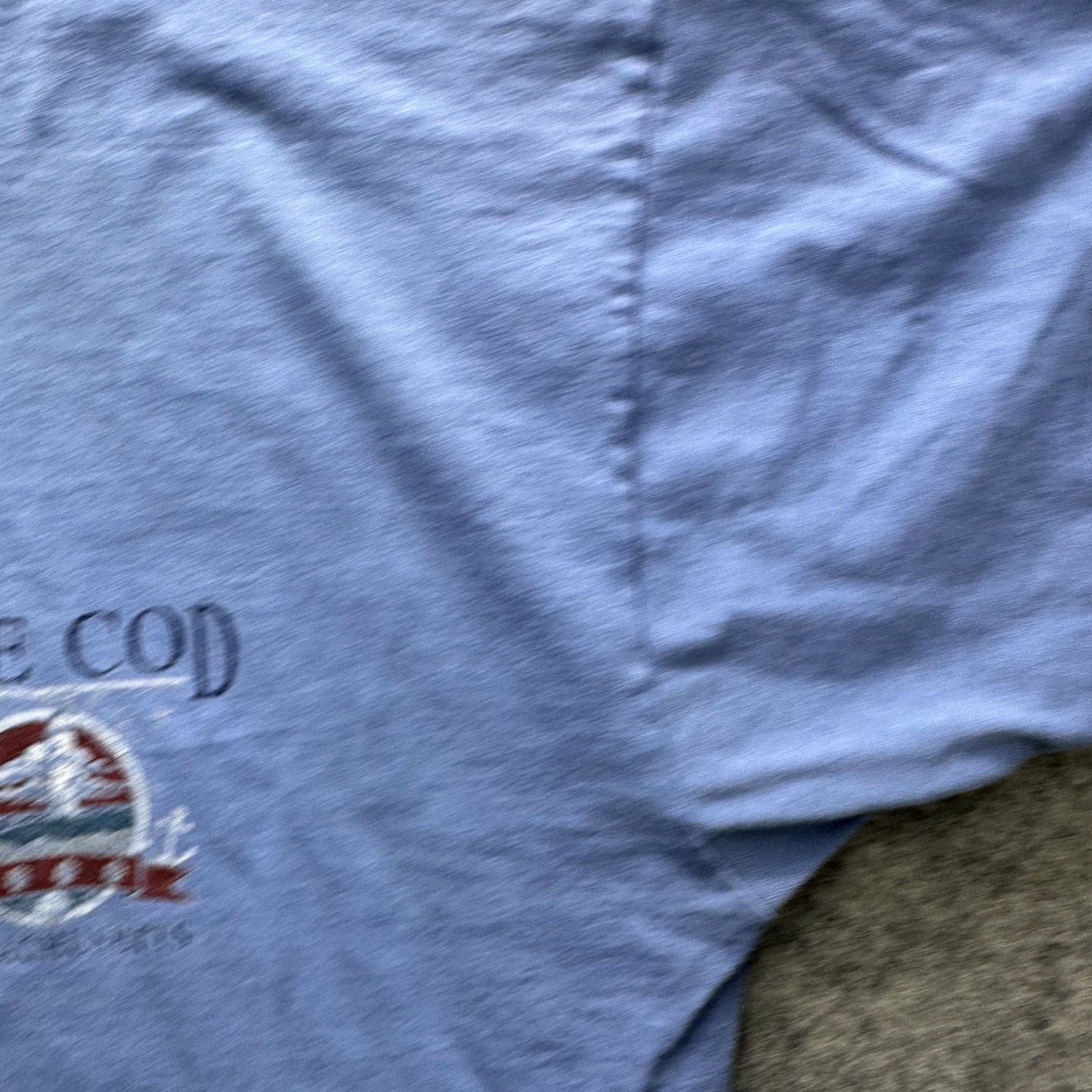 Fruit Of The Loom VINTAGE Cape Cod Shirt Mens XL Blue Massachusetts Souvenir 90s Fruit Loom Crew Neck Short Sleeve Graphic Print T-Shirt Mens Size US XL / EU 56 / 4 - 7 Thumbnail