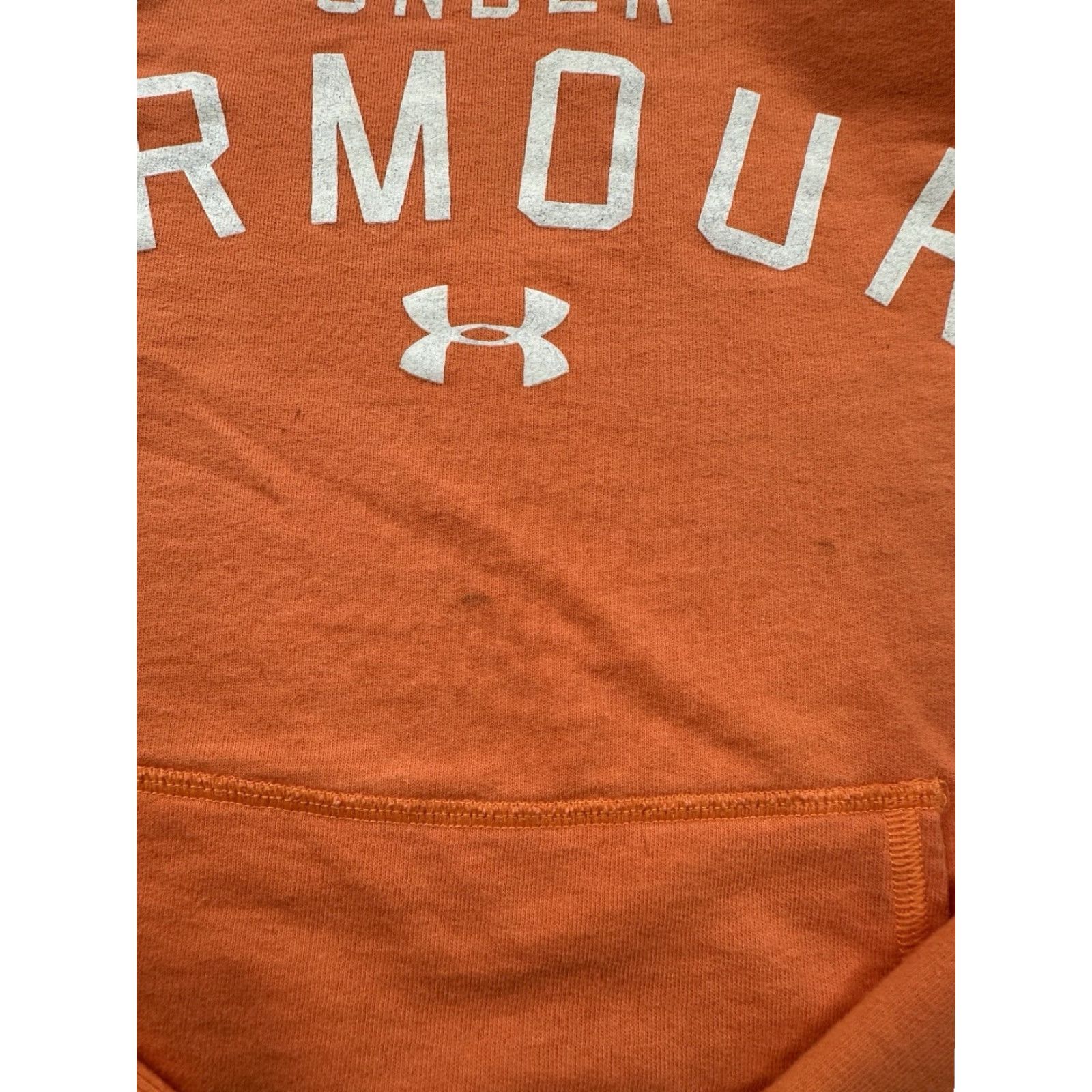 Under Armour Under Armour Hoodie Sweatshirt Womens M Orange Regular All Seasons Logo Hoodie Casual Activewear Women Size M / US 6-8 / IT 42-44 - 4 Thumbnail